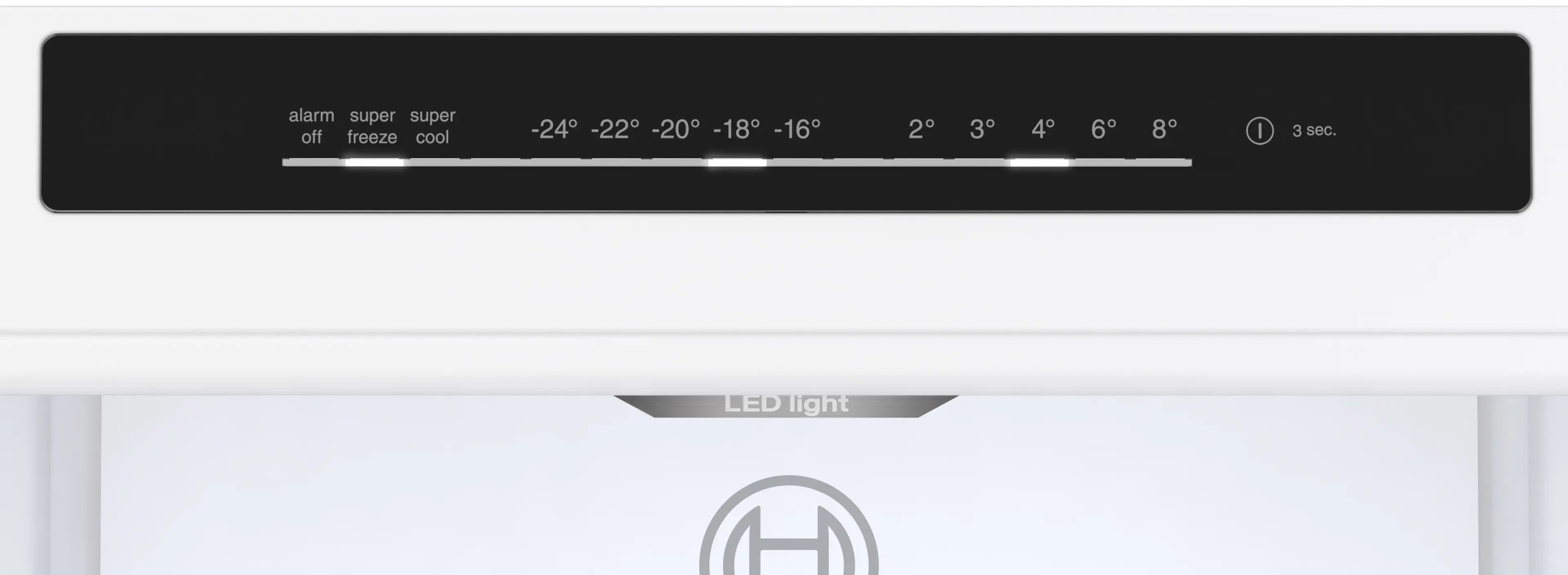 Bosch Series 4 Free-standing fridge-freezer White - KGN362WDFG