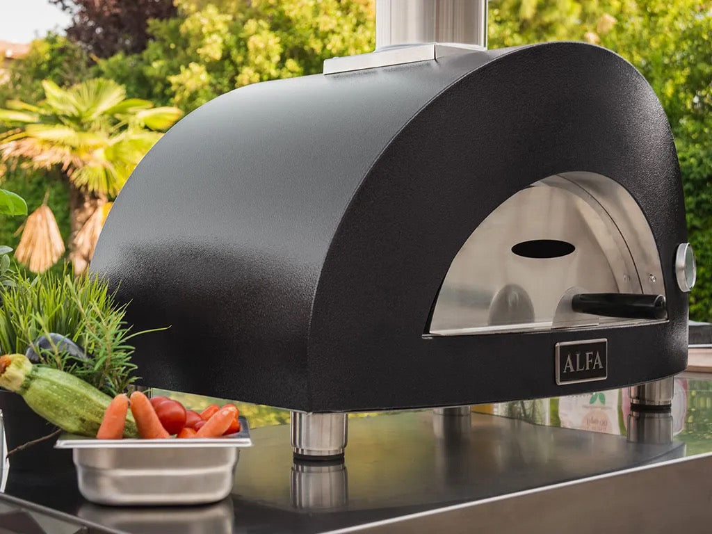 Alfa Forni Moderno 1 Ardesia Grey Gas Pizza Oven