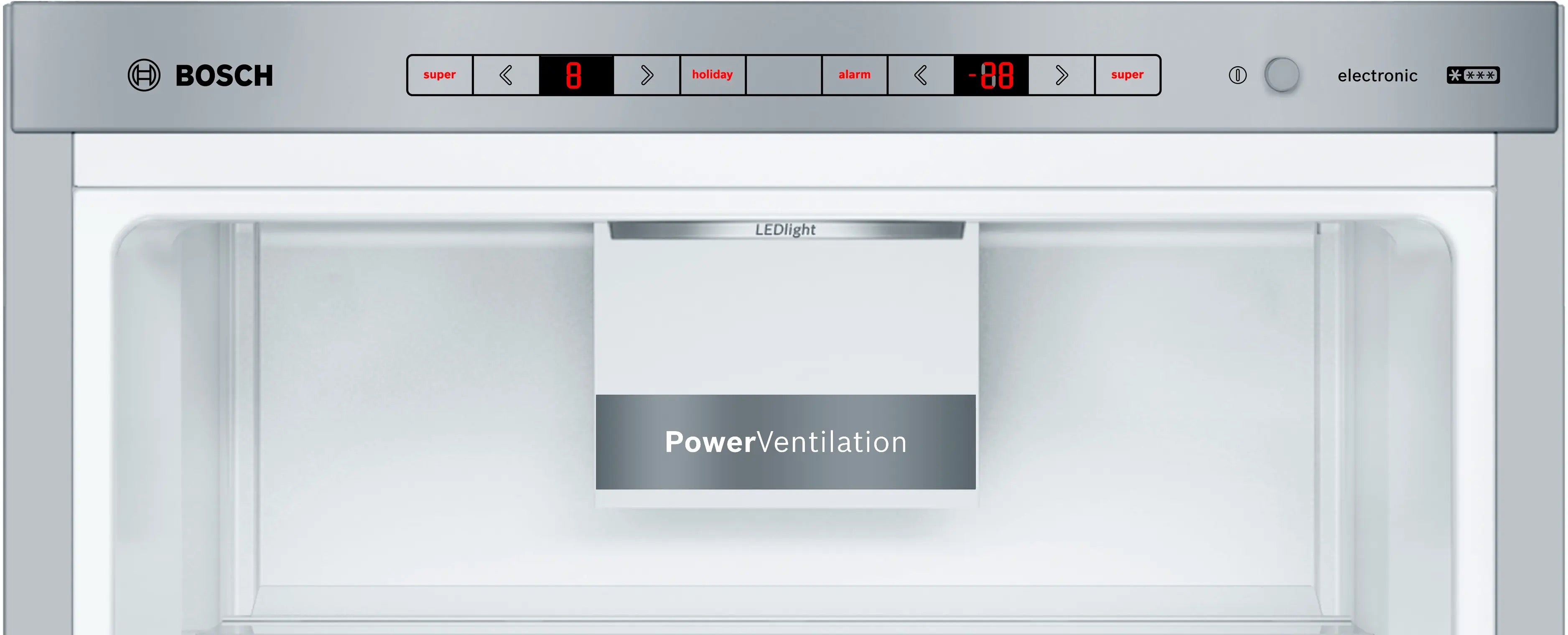 Bosch Series 6 Free-standing fridge-freezer Stainless steel - KGE49AICAG