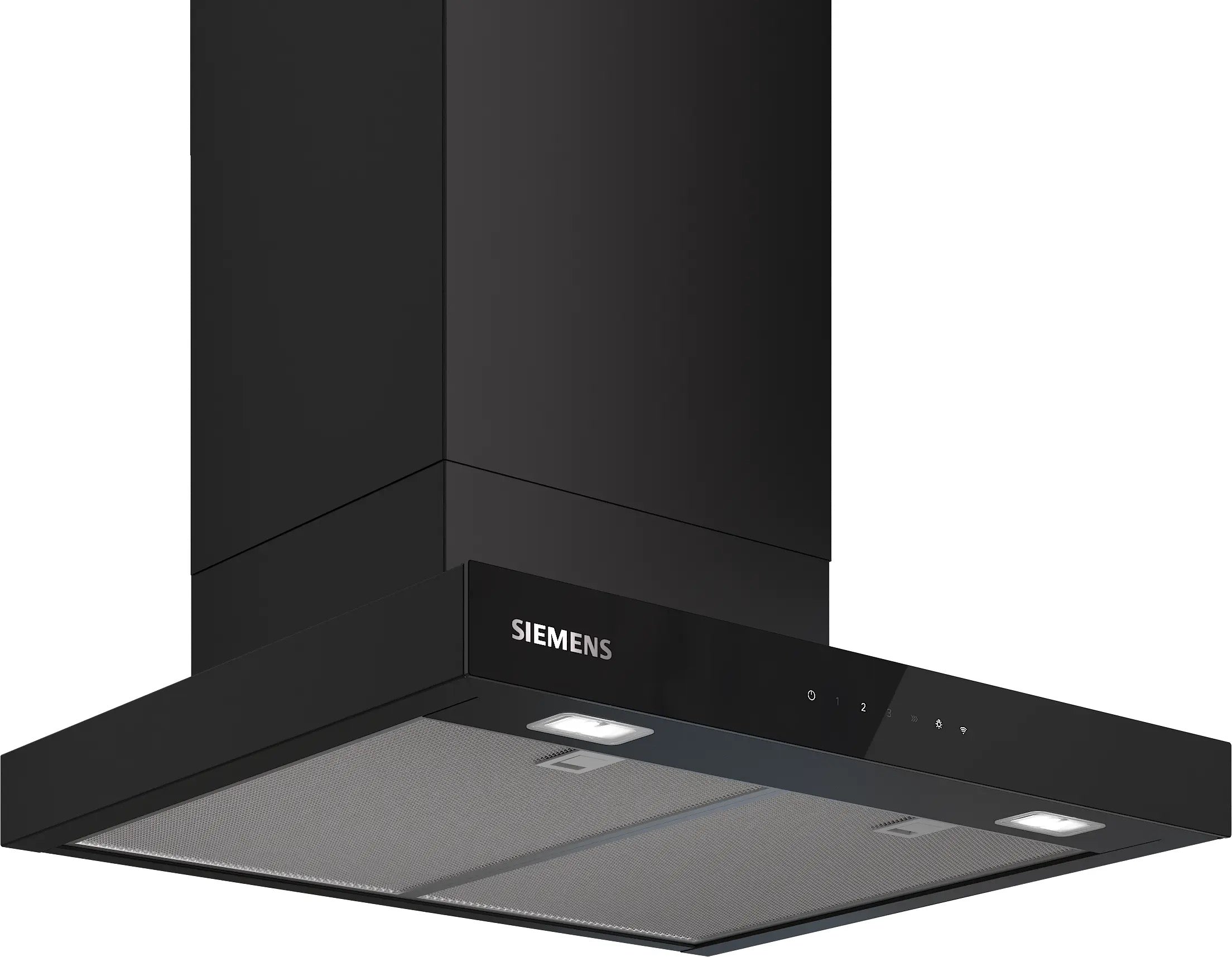 Siemens iQ500 Wall-mounted cooker hood 60 cm Matt black - LC67BDN60B