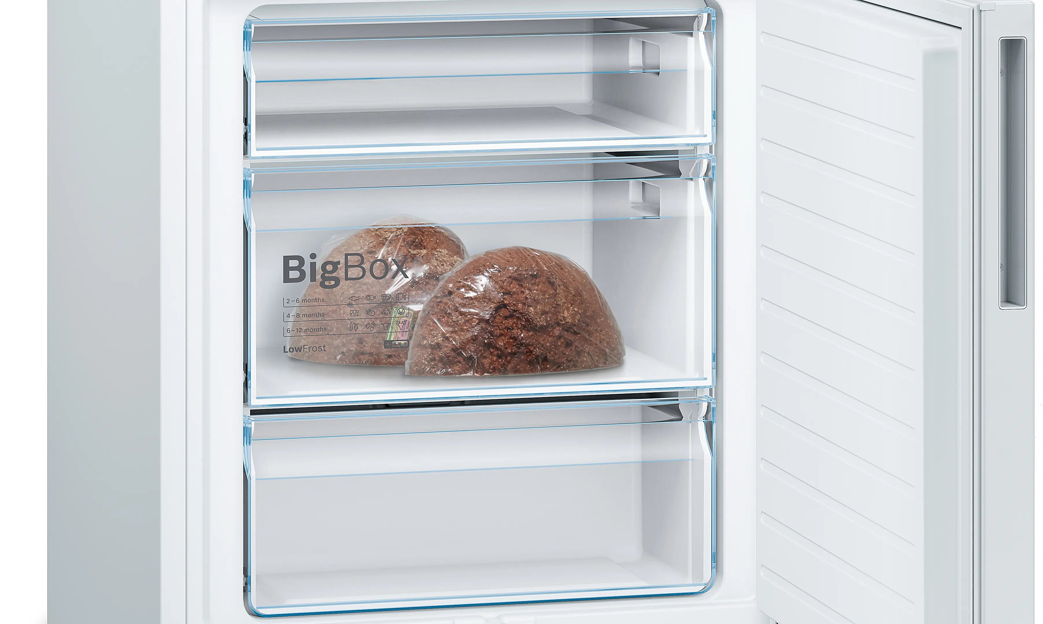 Bosch Series 6 Free-standing fridge-freezer White - KGE49AWCAG