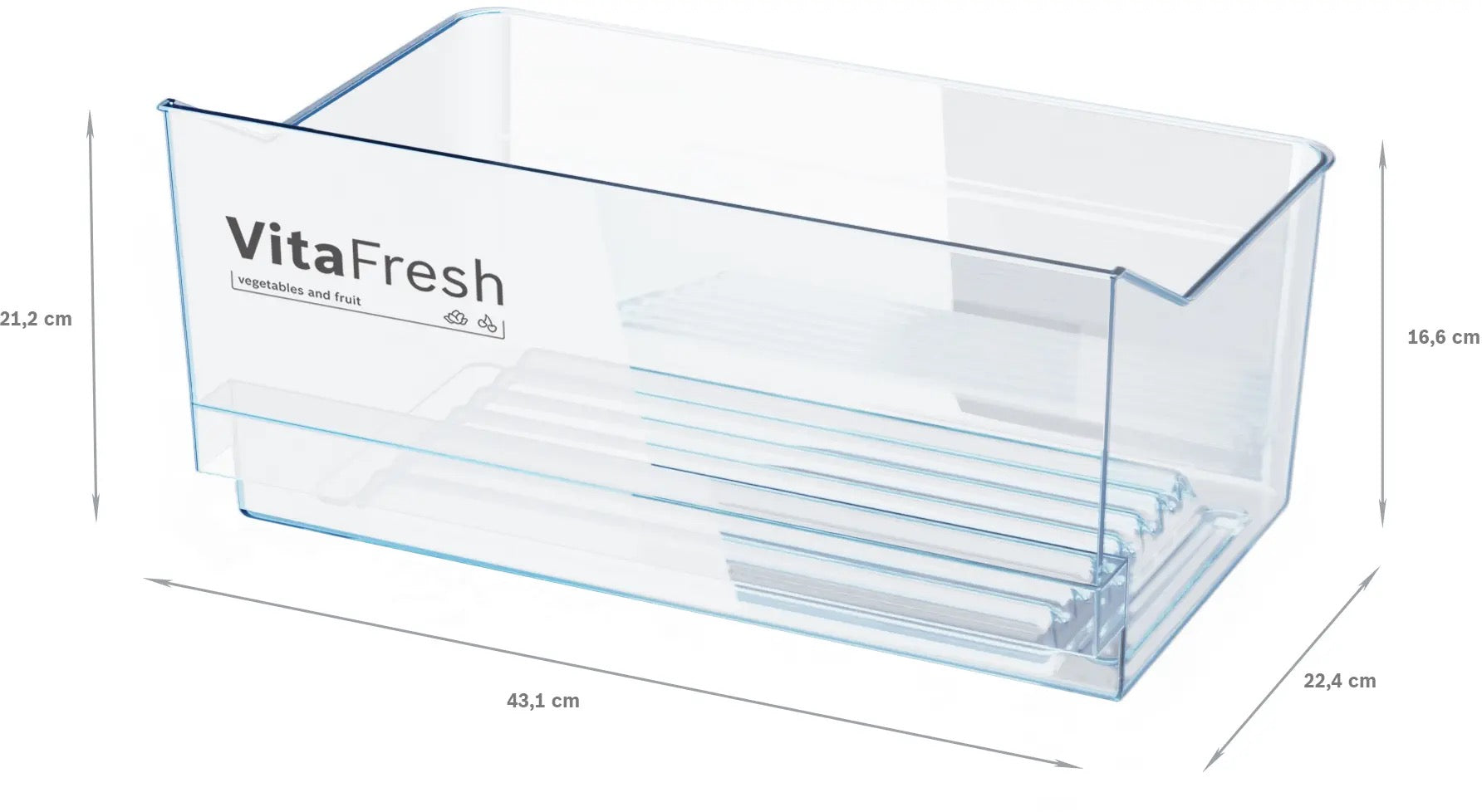 Bosch Series 4 Free-standing fridge 186 x 60 cm Stainless steel look - KSV36VLEP