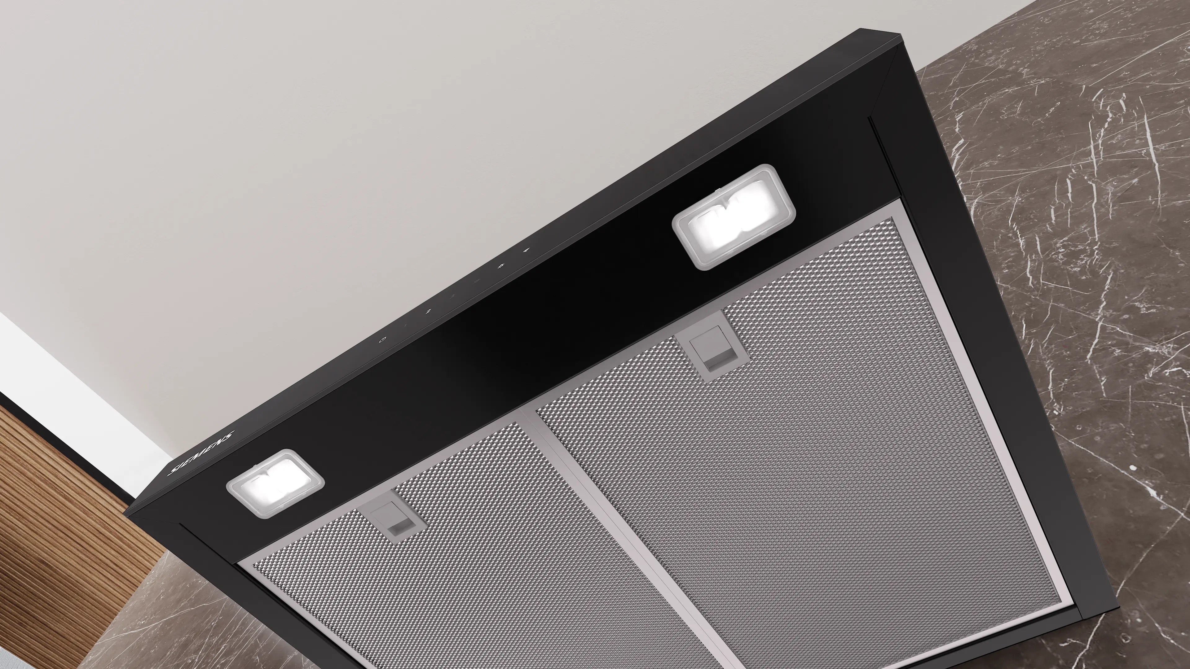 Siemens iQ500 Wall-mounted cooker hood 60 cm Matt black - LC67BDN60B