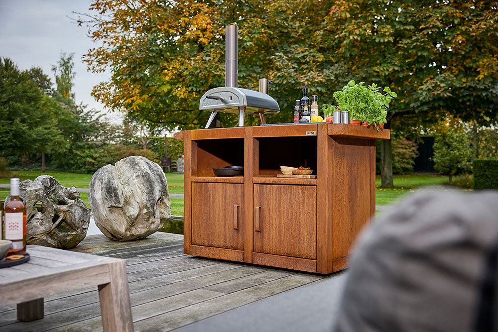 RB73 BBQuar kamado trolley