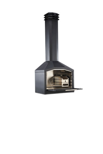 Braaimaster Freestanding Braai Single Black Outdoor Kitchen