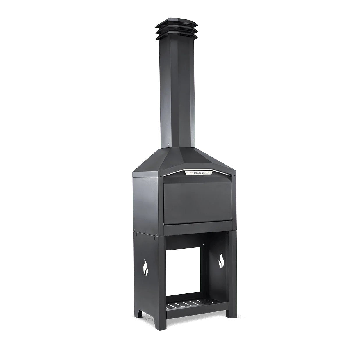 Braaimaster Freestanding Braai Single Black Outdoor Kitchen