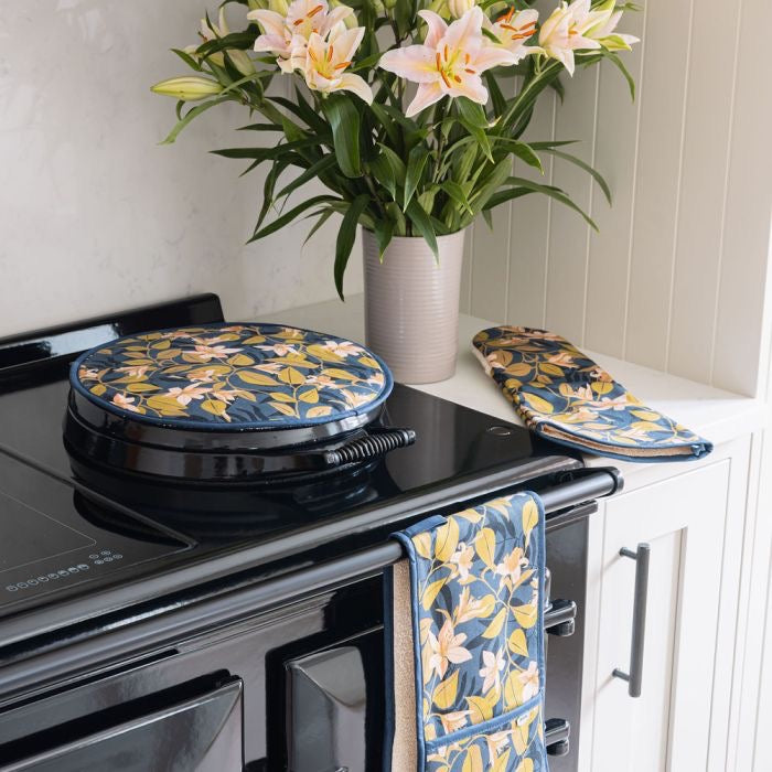 AGA Lilies Double Oven Glove