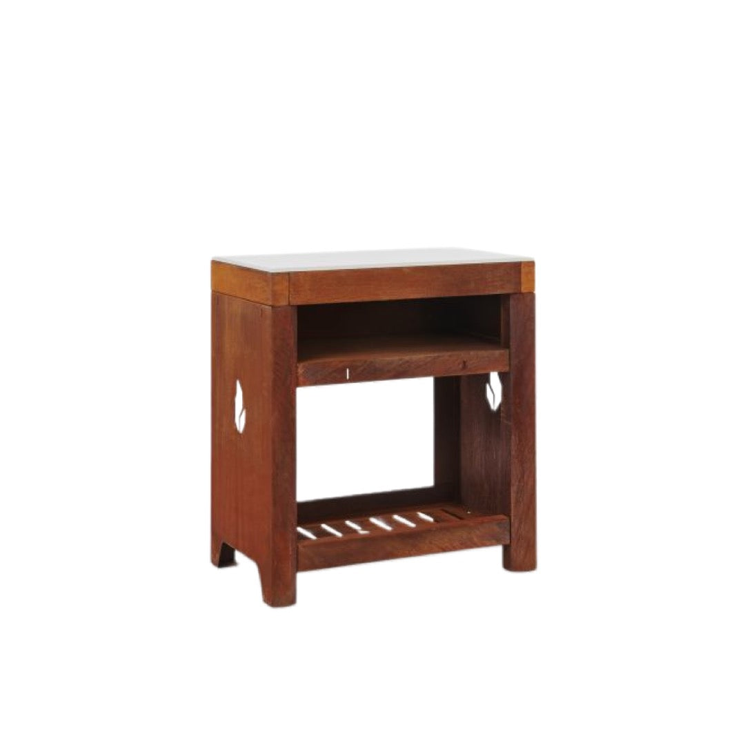Braaimaster Side Table Single Corten