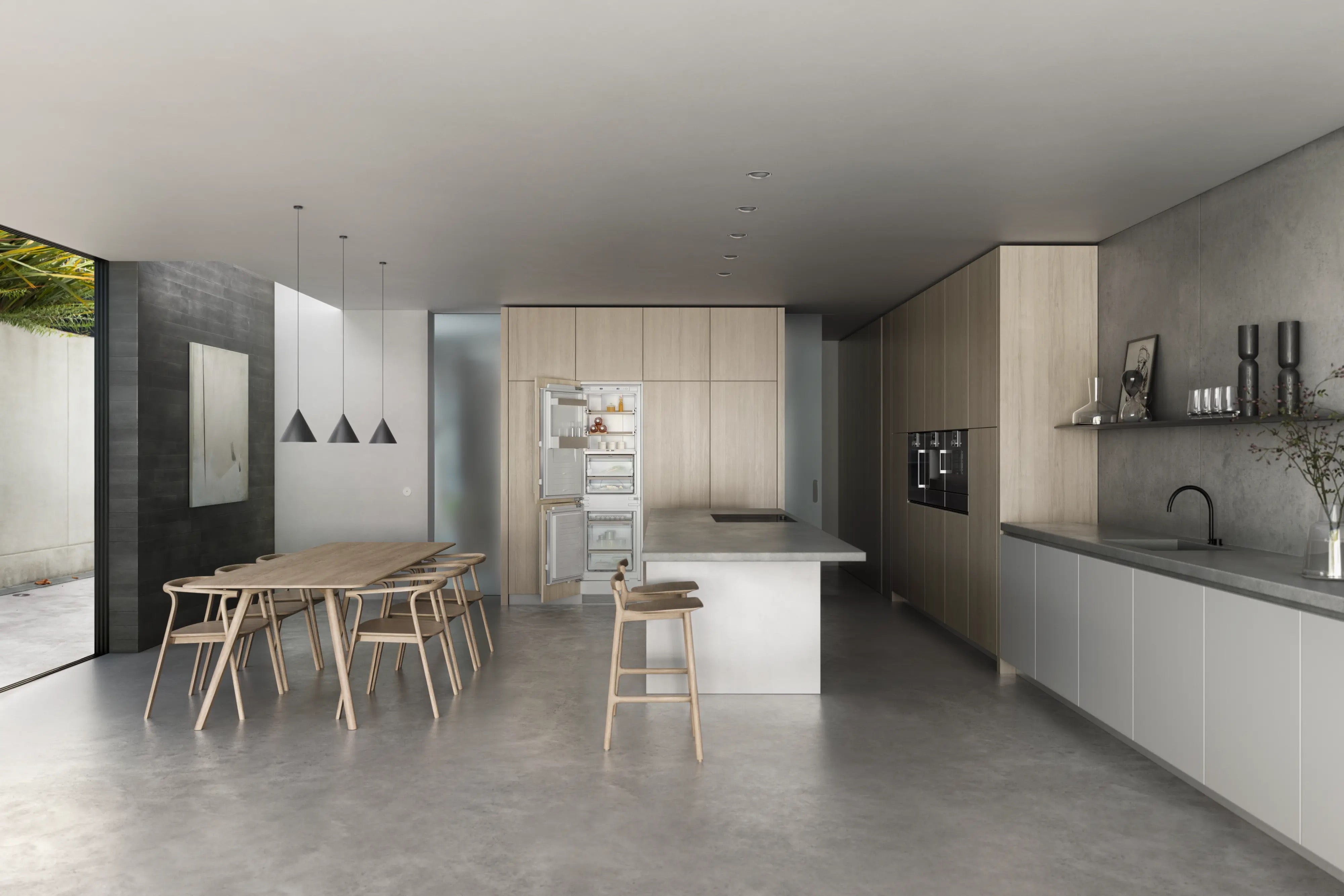Gaggenau 200 series Vario fridge-freezer combination 177.5 x 56 cm