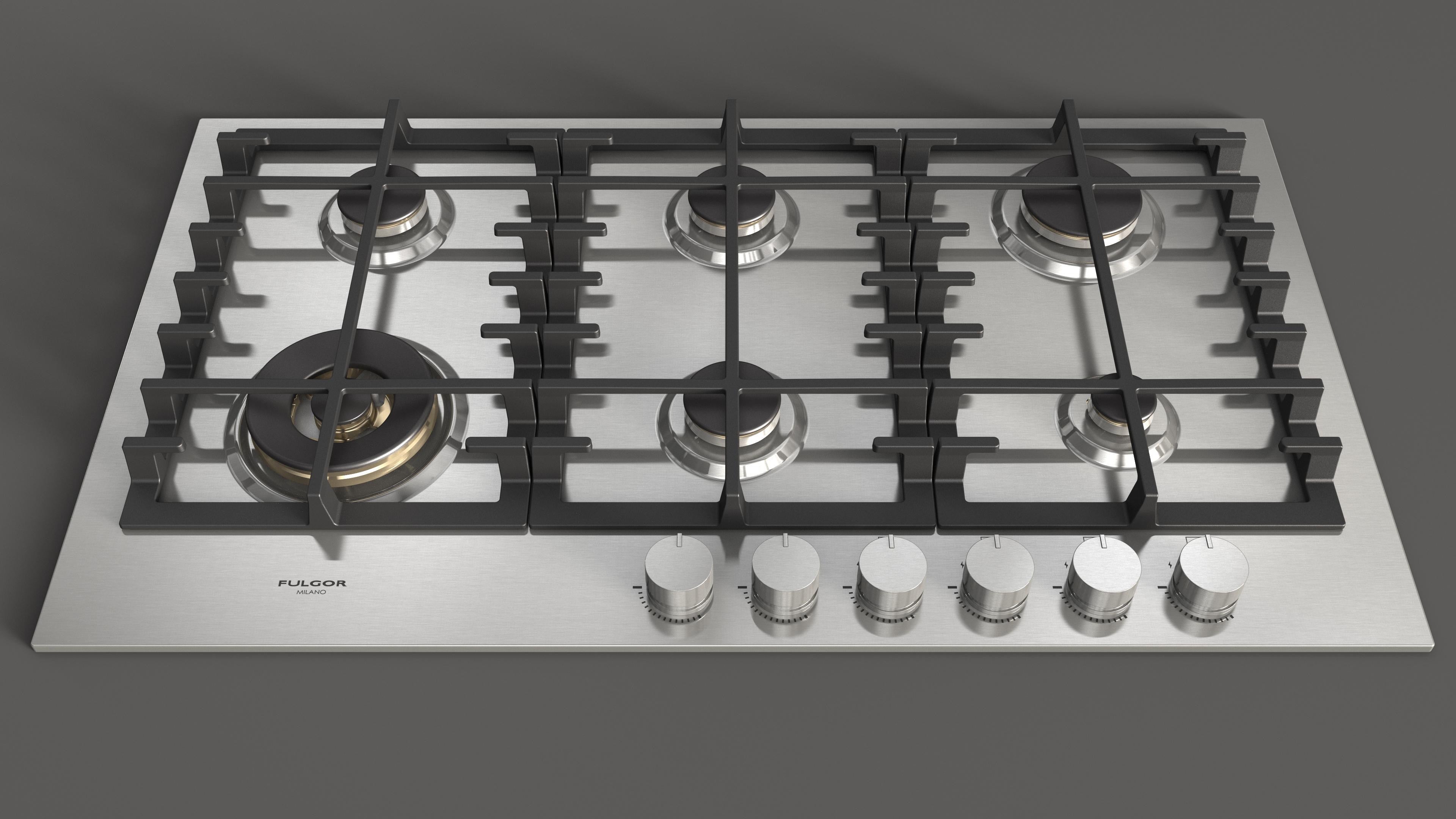Fulgor Milano 90cm Gas Hob - FPH 906 G WK X