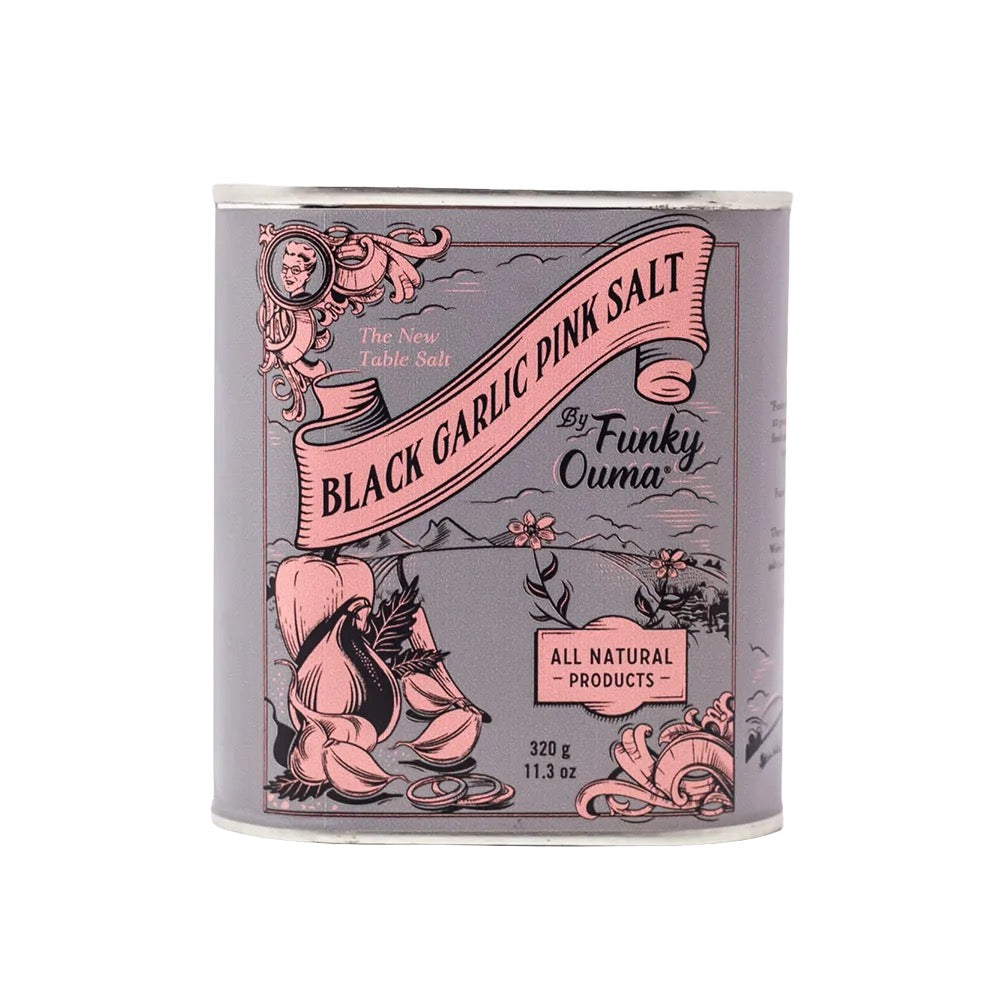 Braaimaster Funky Ouma Black Garlic Pink Salt Tin