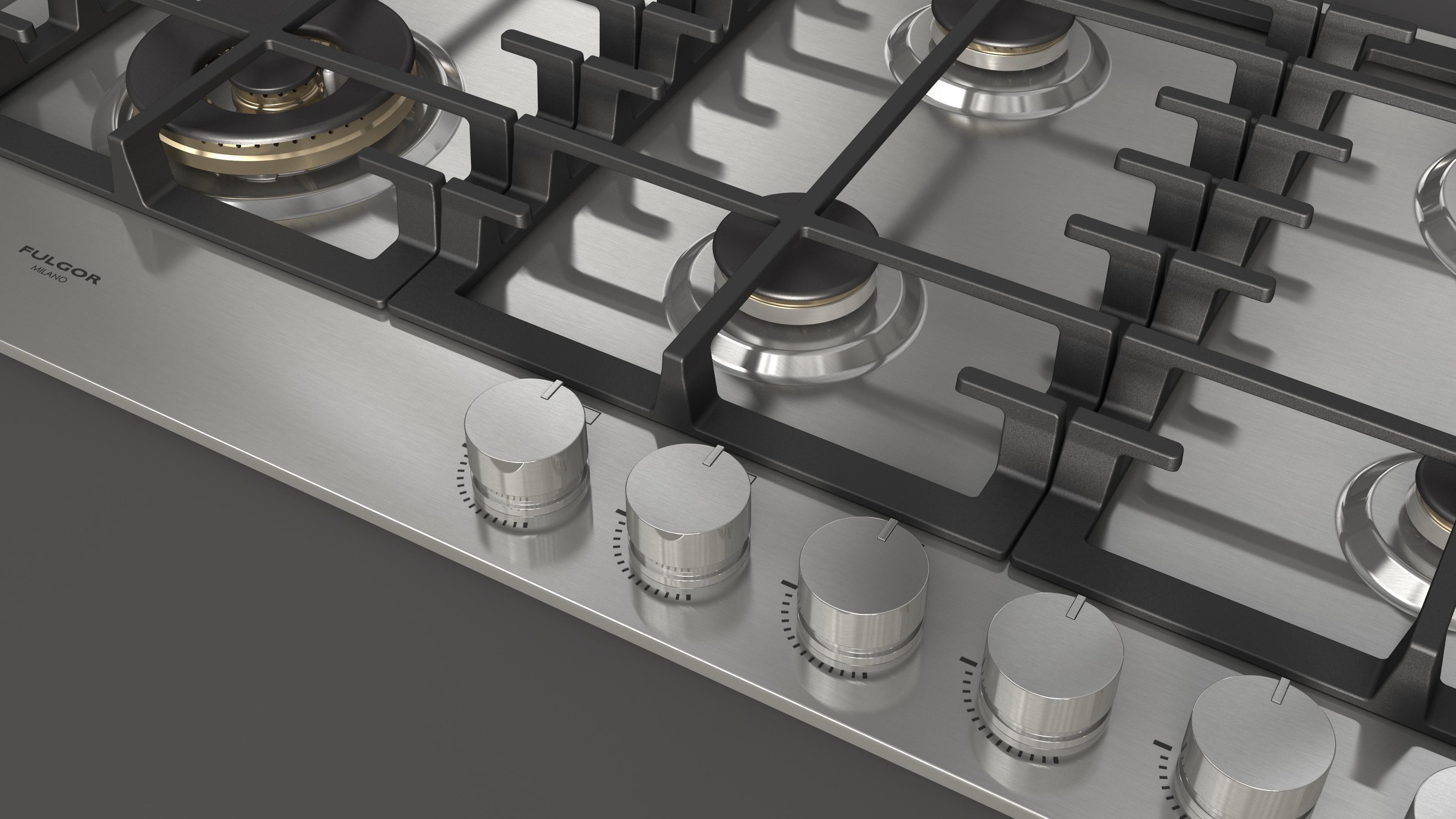 Fulgor Milano 90cm Gas Hob - FPH 906 G WK X