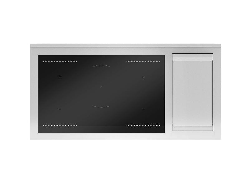 Bertazzoni 120 cm induction top + griddle, electric double oven Professional Series
