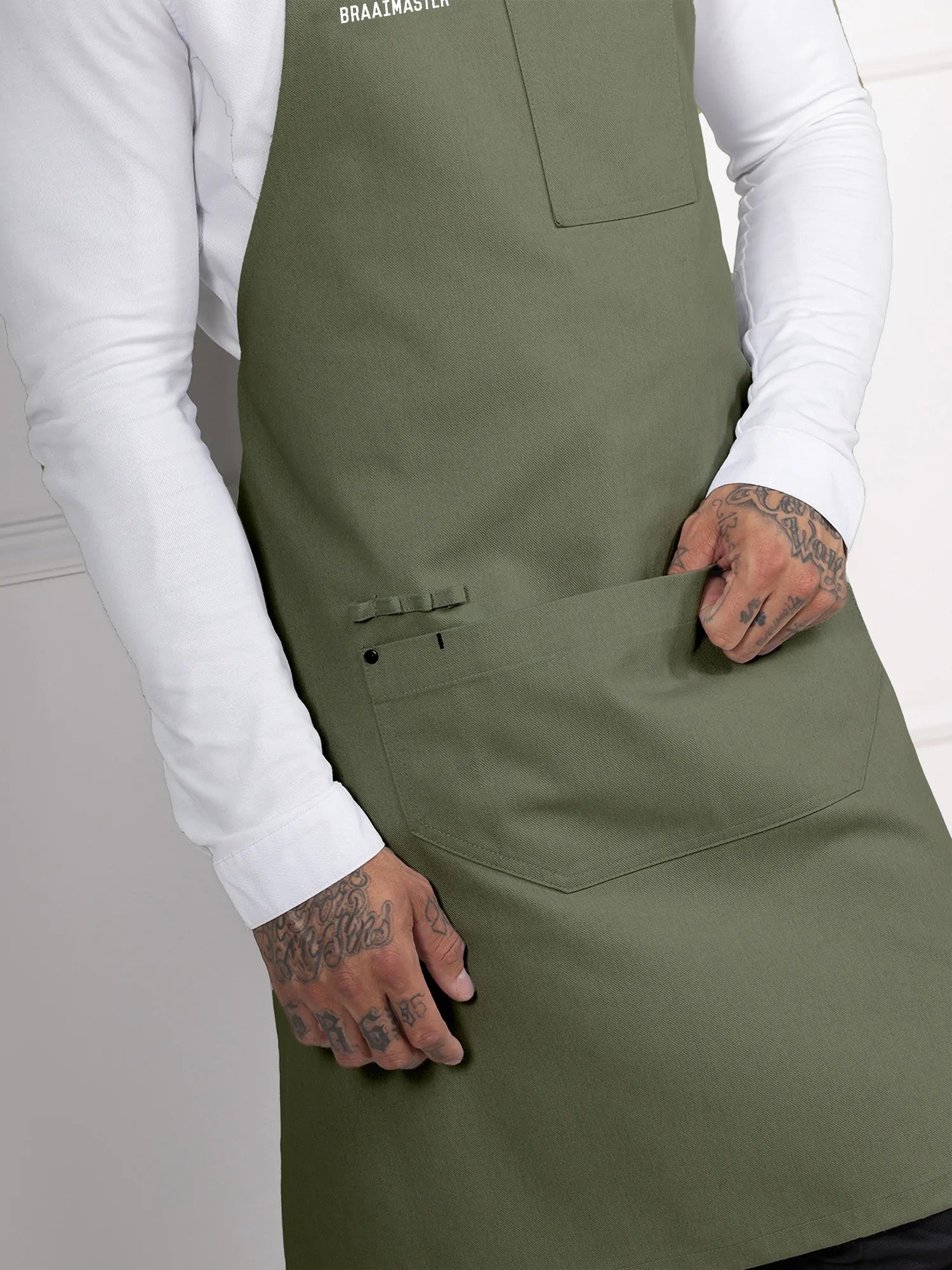Braaimaster apron Heavy Green