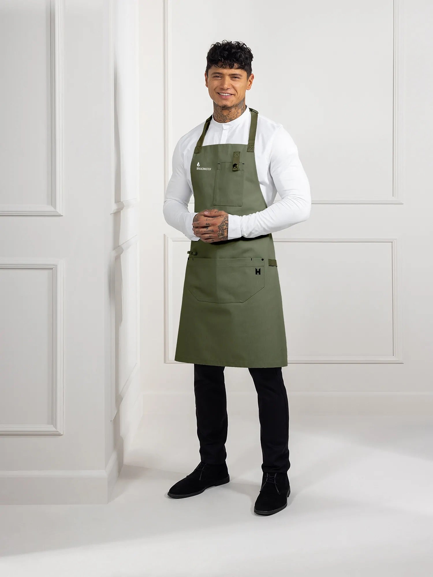 Braaimaster apron Heavy Green