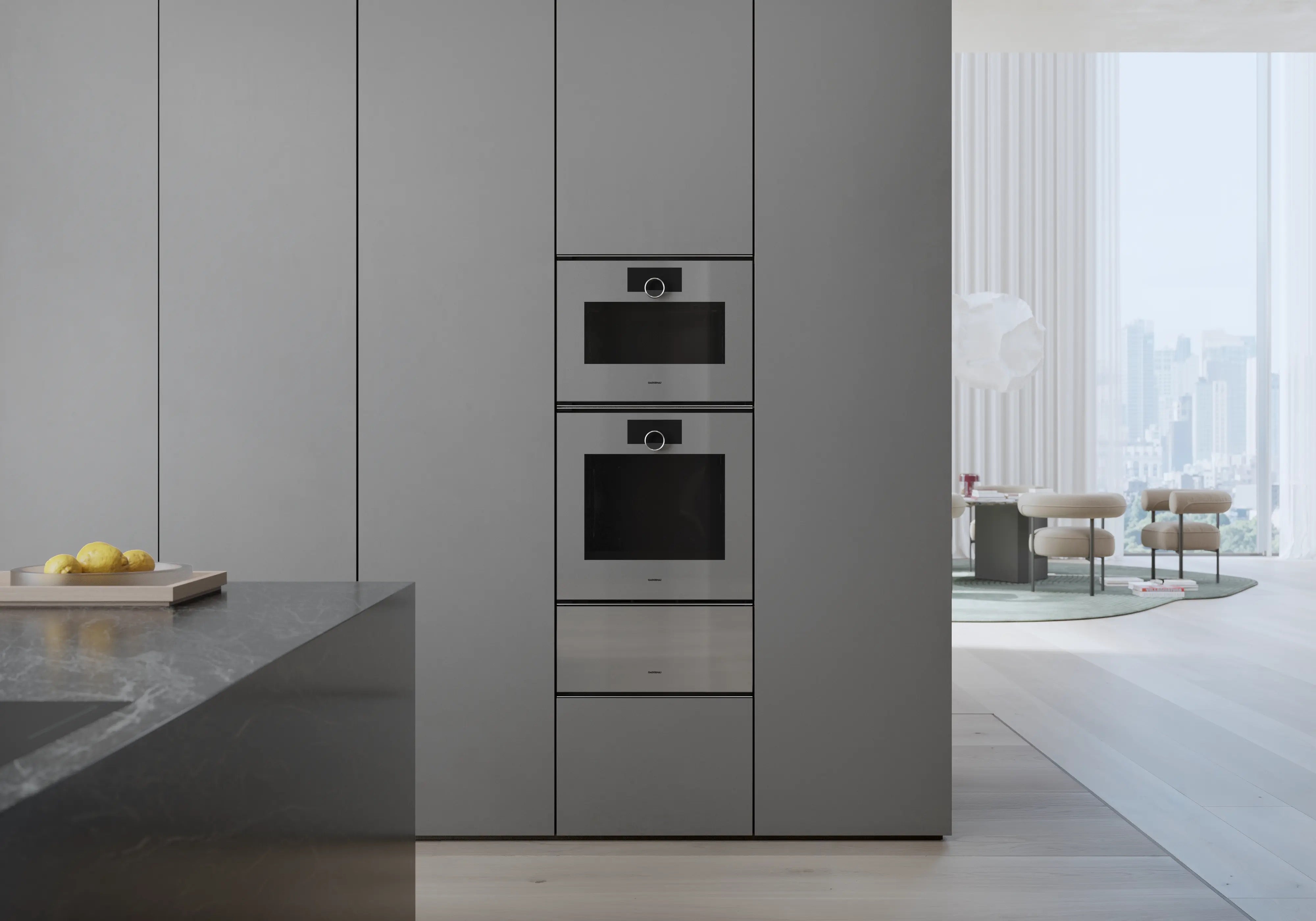 Gaggenau Minimalistic series combi-steam oven 60 x 45 cm door hinge: right
