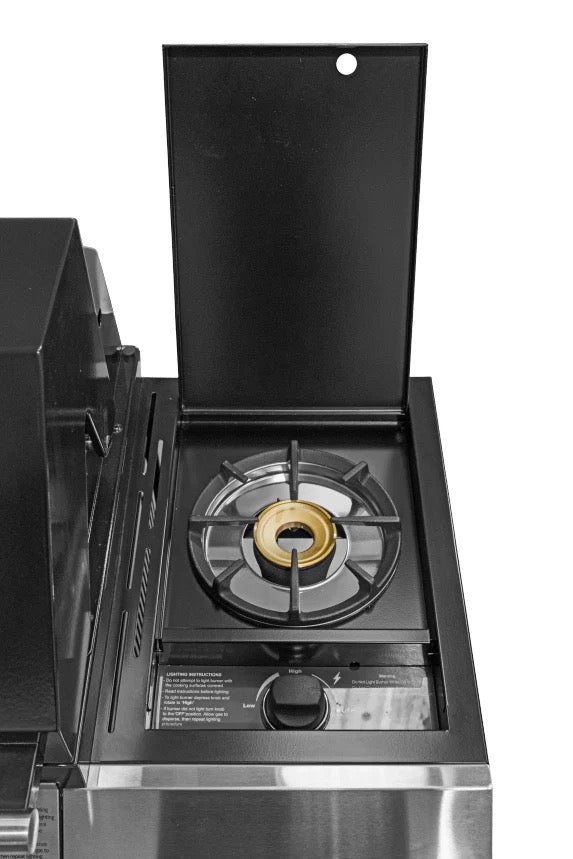 BeefEater 1200E Series - 3 Burner BBQ & Side Burner Trolley