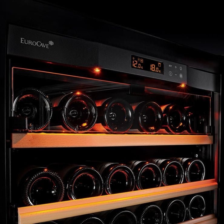 EuroCave Large wine serving cabinet, 3-temperatures - Pure