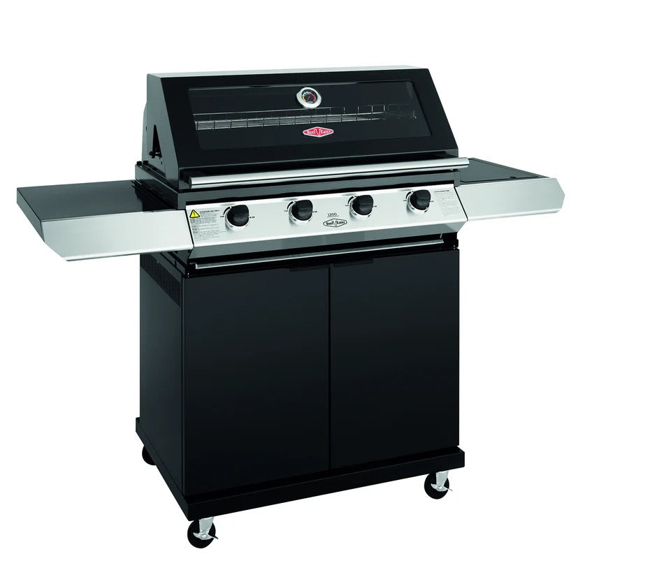 BeefEater 1200E Series - 4 Burner BBQ & Side Burner Trolley