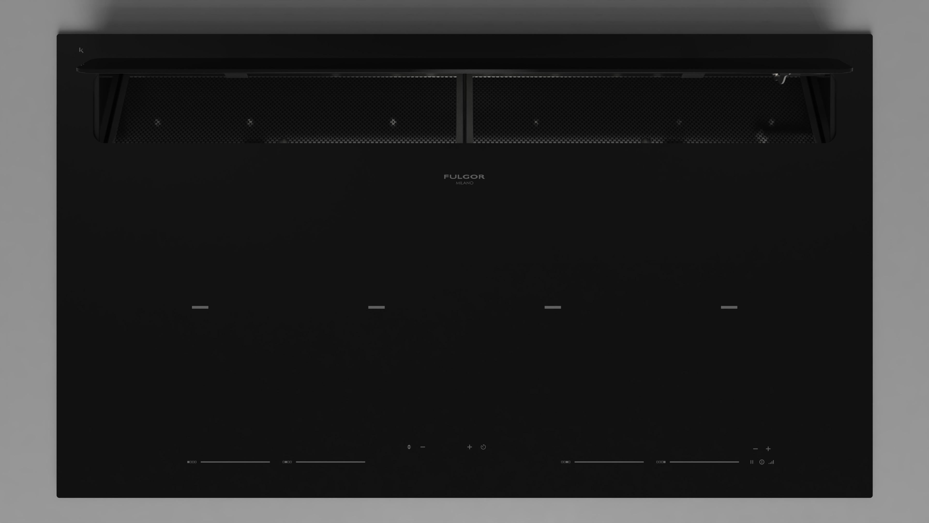 Fulgor Milano 90cm Aria Induction Hob with rear venting - FCLHD 9041 HID TS BK2