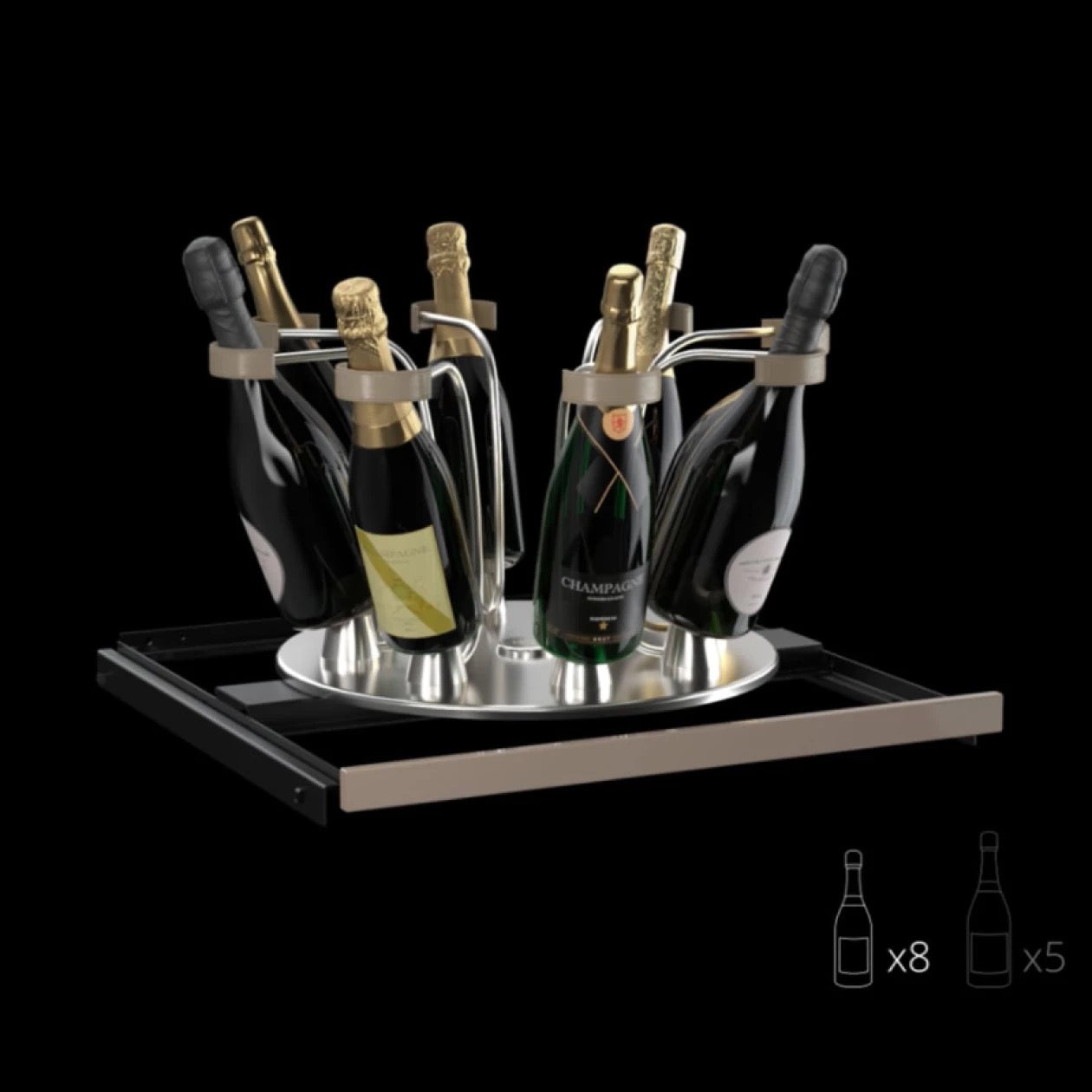 EuroCave Large champagne cabinet, 1 temperature