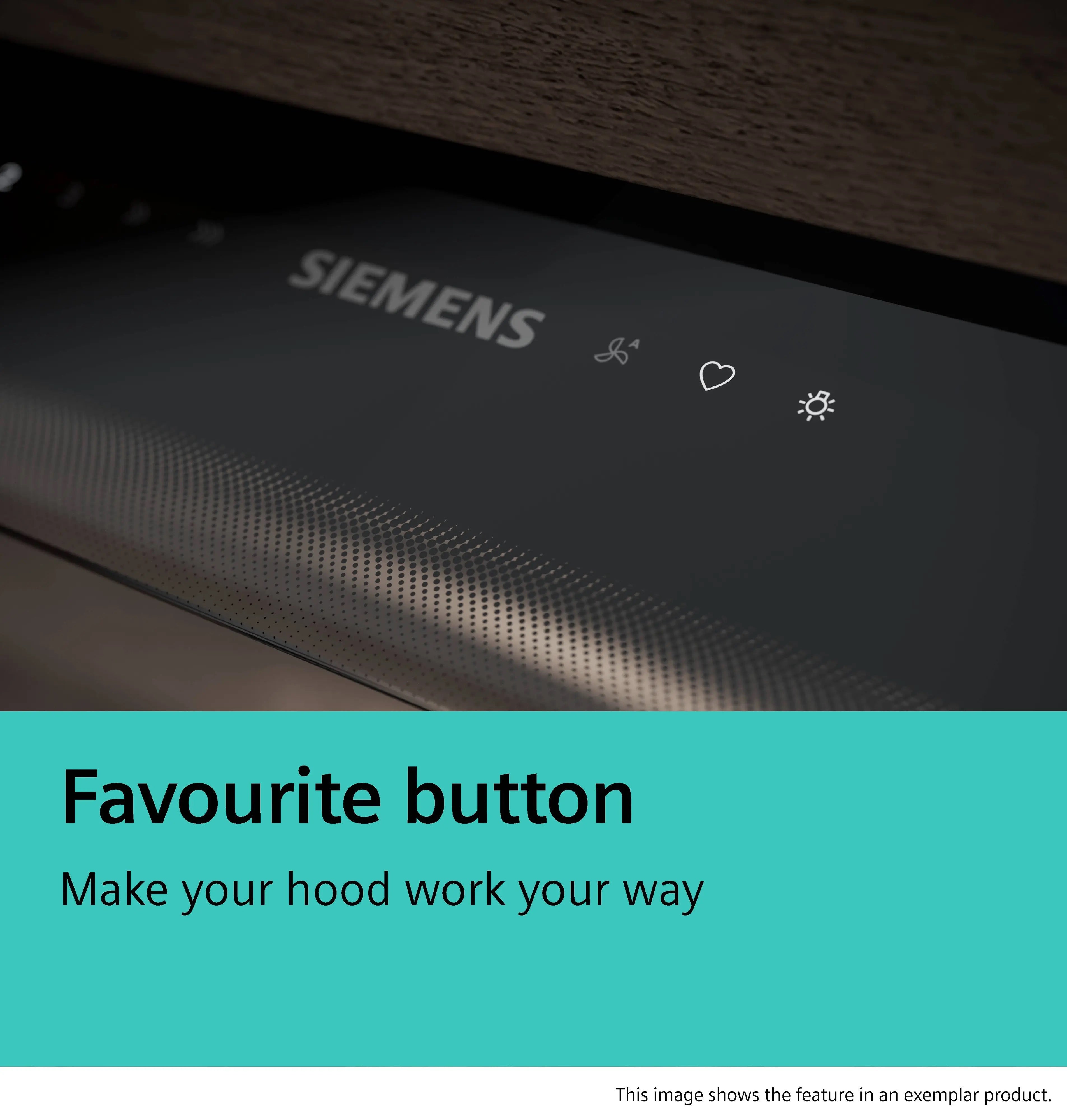 Siemens iQ700 Integrated Design Hood 90 cm clear glass black printed, Matt black - LJ98BET60B