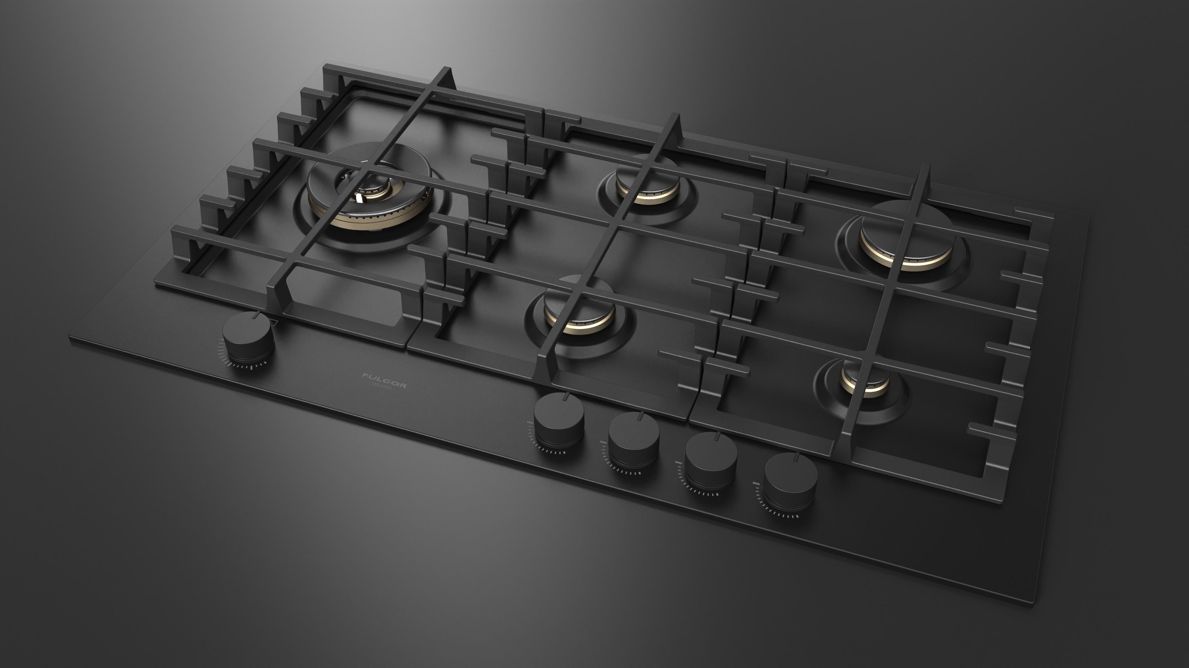 Fulgor Milano Urbantech 90cm Gas Hob - FUH 905 G DWK MBK