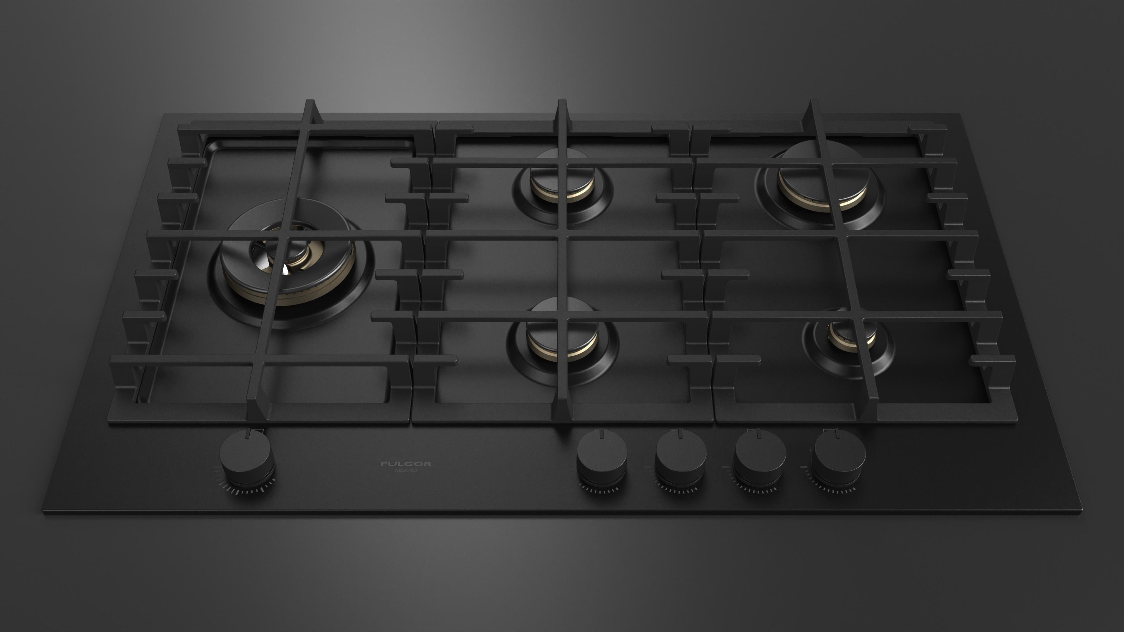 Fulgor Milano Urbantech 90cm Gas Hob - FUH 905 G DWK MBK