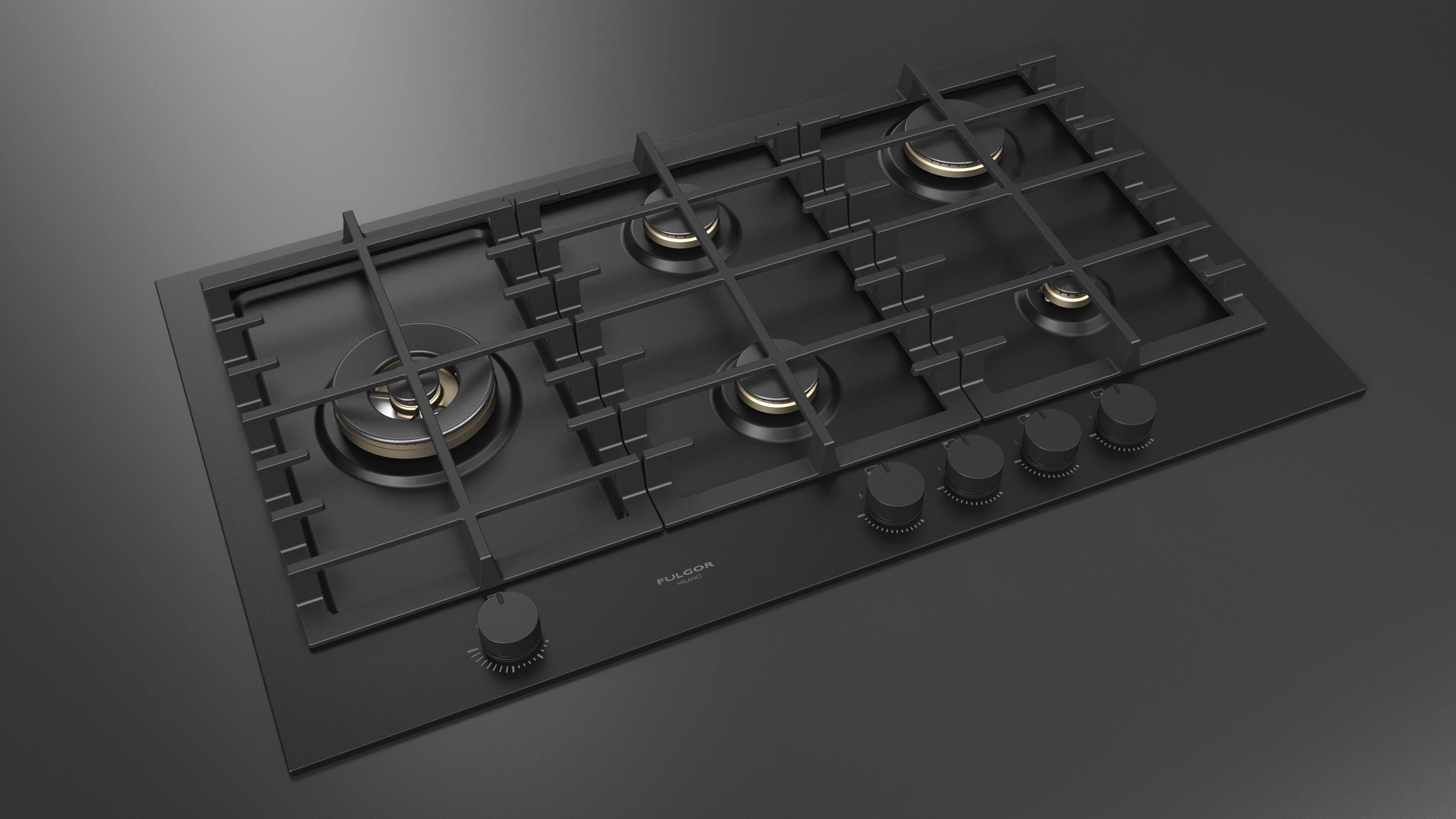 Fulgor Milano Urbantech 90cm Gas Hob - FUH 905 G DWK MBK