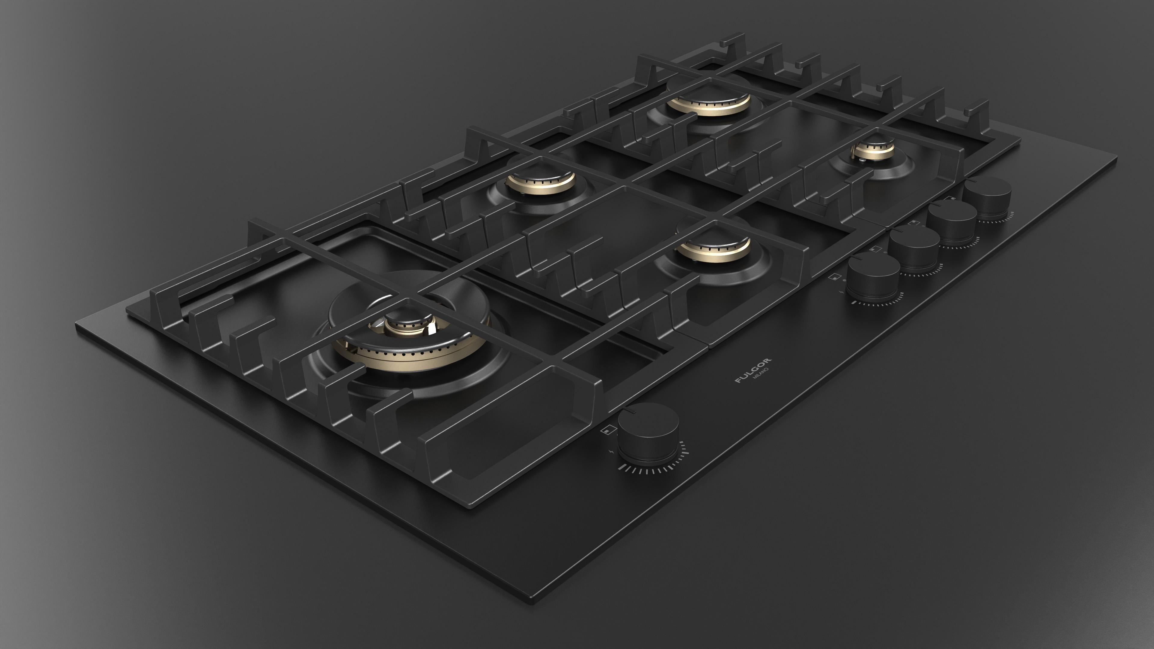 Fulgor Milano Urbantech 90cm Gas Hob - FUH 905 G DWK MBK