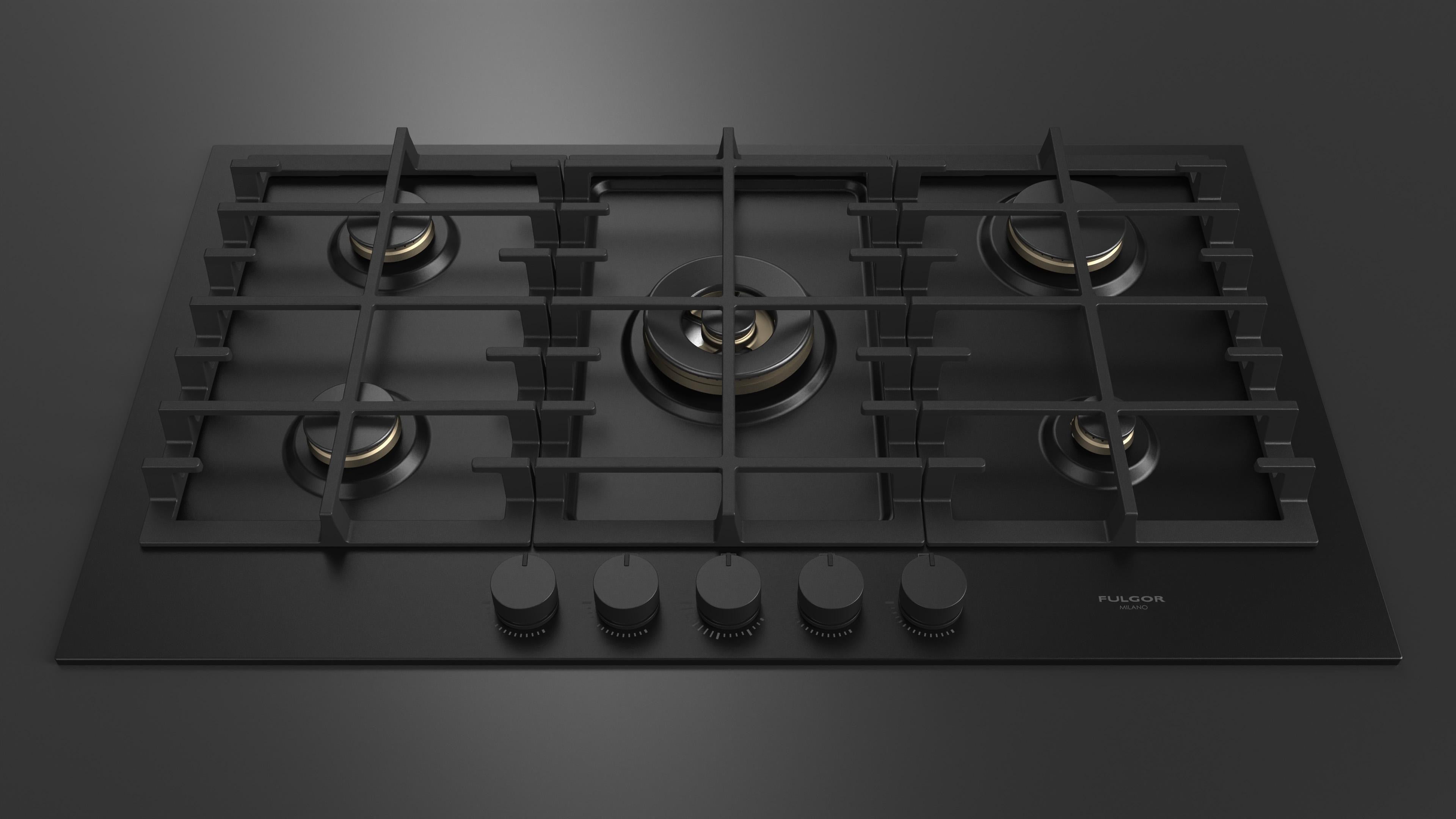 Fulgor Milano Urbantech 90cm Gas Hob - FUH 9041 G DWK MBK