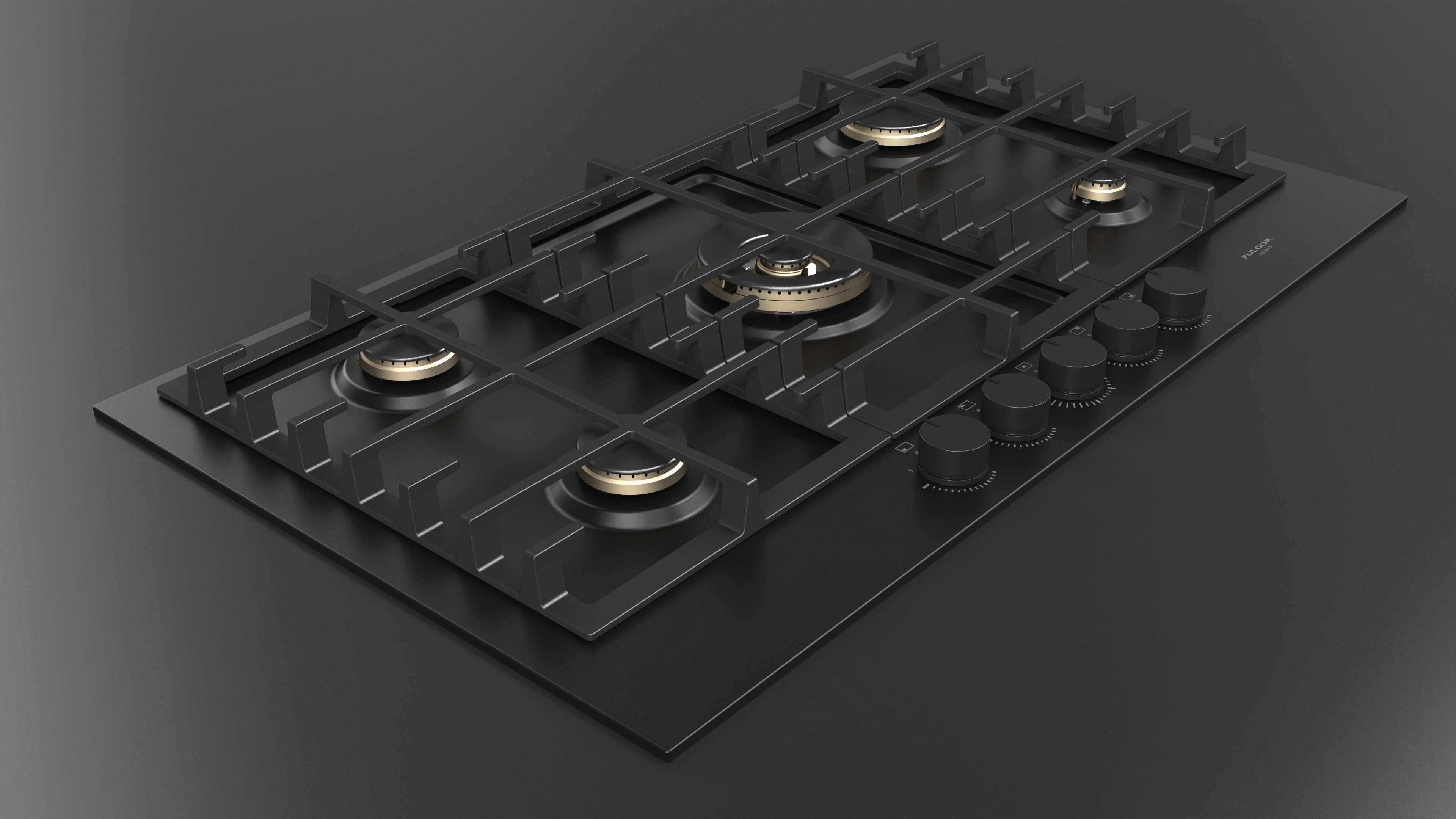 Fulgor Milano Urbantech 90cm Gas Hob - FUH 9041 G DWK MBK