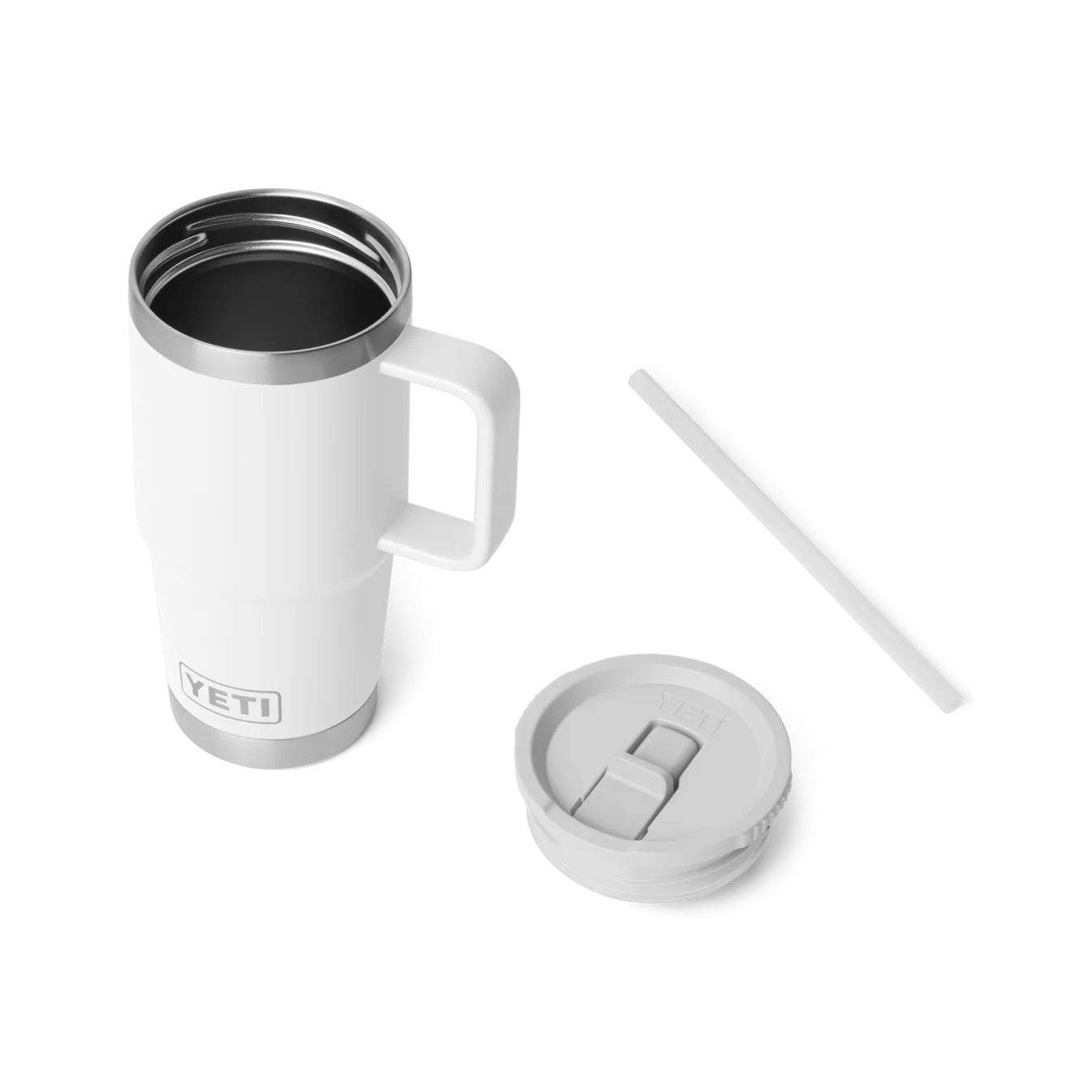 Yeti RAMBLER® 20 OZ (591 ML) TRAVEL STRAW MUG WITH COLOUR-MATCHED STRAW LID