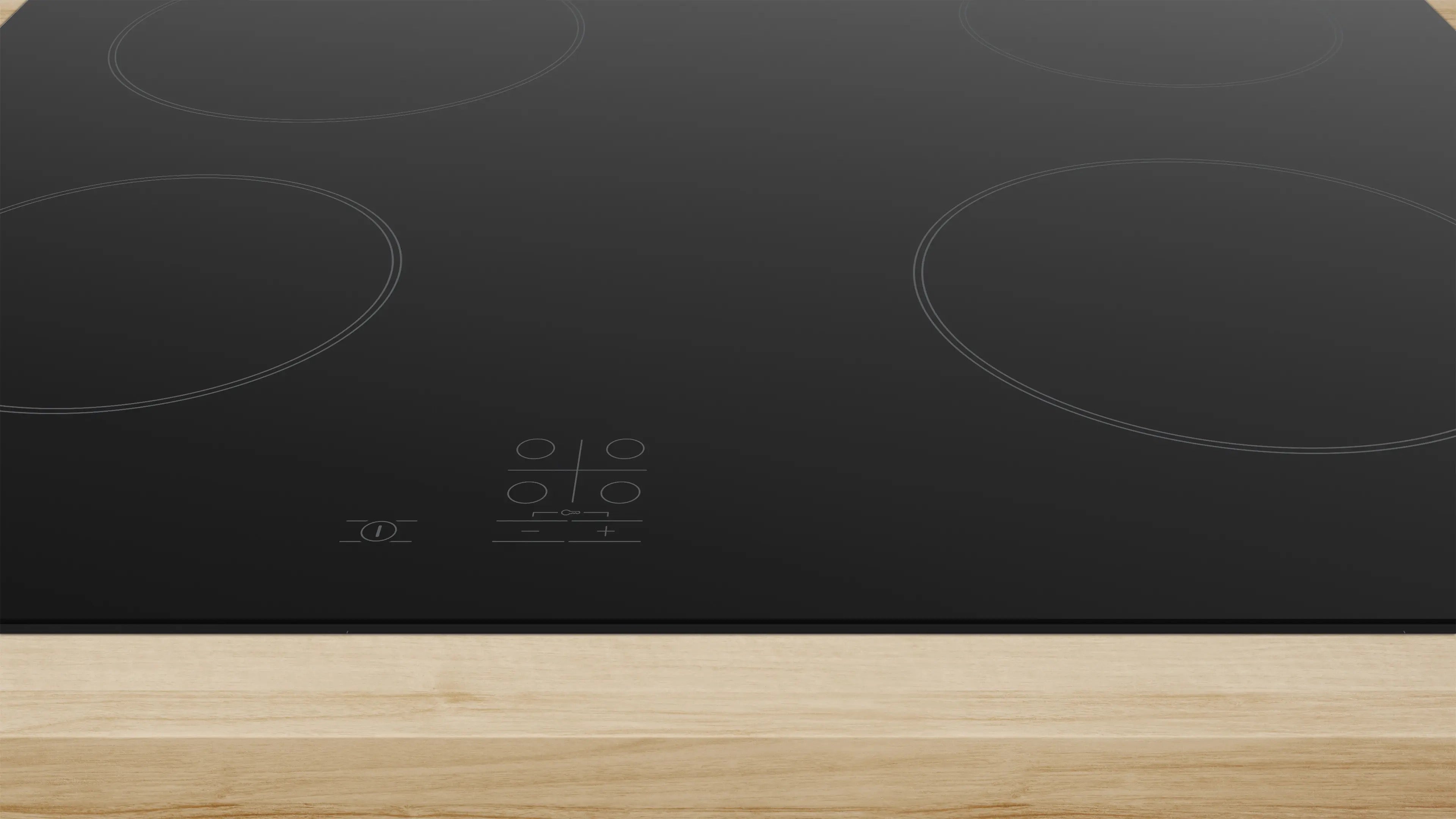 Bosch Series 2 Electric hob 60 cm surface mount without frame - PKE61RAA8B