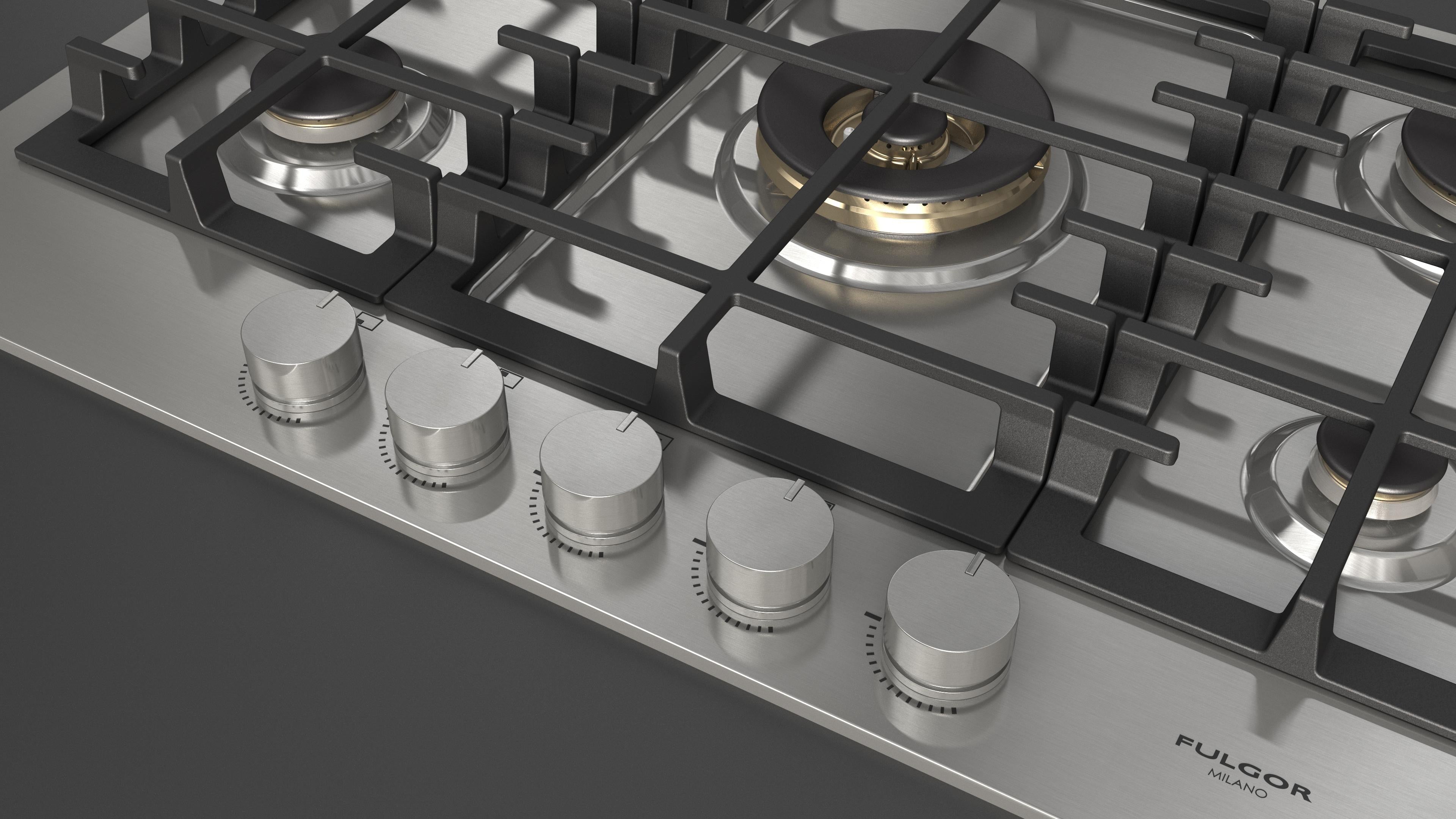Fulgor Milano 75cm Gas Hob - FPH 7541 G WK X