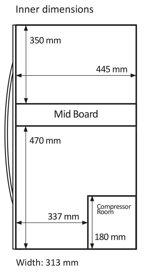 MQuvee Free-Standing Wine Fridge - WineExpert 38