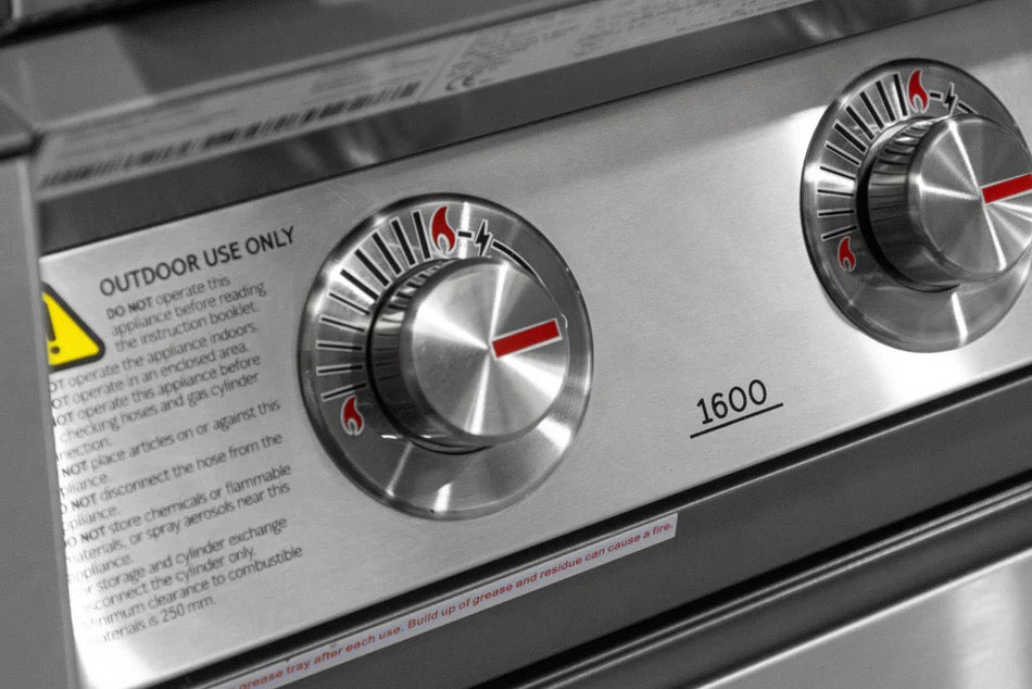 BeefEater 1600S Series - 3 Burner BBQ & Side Burner Trolley