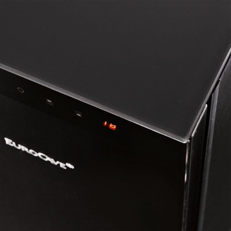 EuroCave 12-bottle wine bar - brings wine to the correct temperature and preserves open bottles