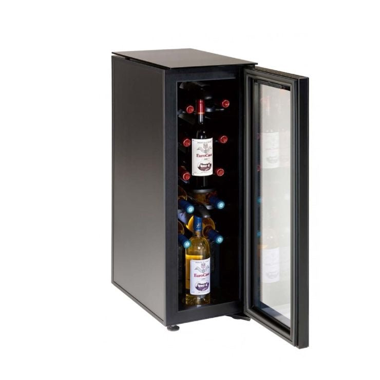 EuroCave 12-bottle wine bar - brings wine to the correct temperature and preserves open bottles