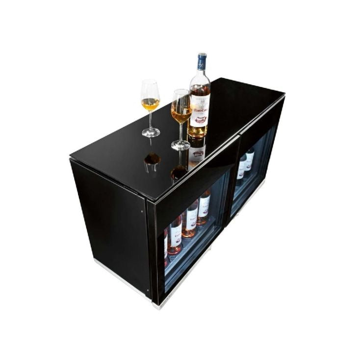 EuroCave 8-bottle wine bar - brings wine to the correct temperature and preserves open bottles