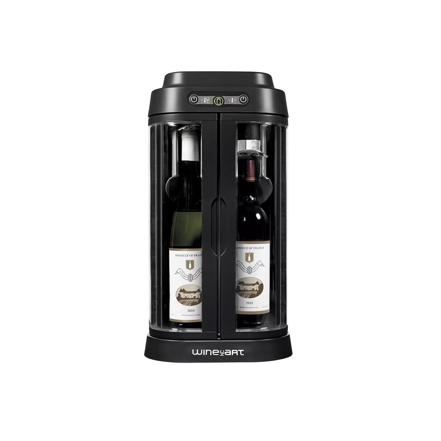 EuroCave Wine bar for private individuals - brings wine to the correct serving temperature and displays open bottles - 2 bottles.