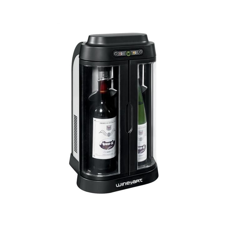 EuroCave Wine bar for private individuals - brings wine to the correct serving temperature and displays open bottles - 2 bottles.