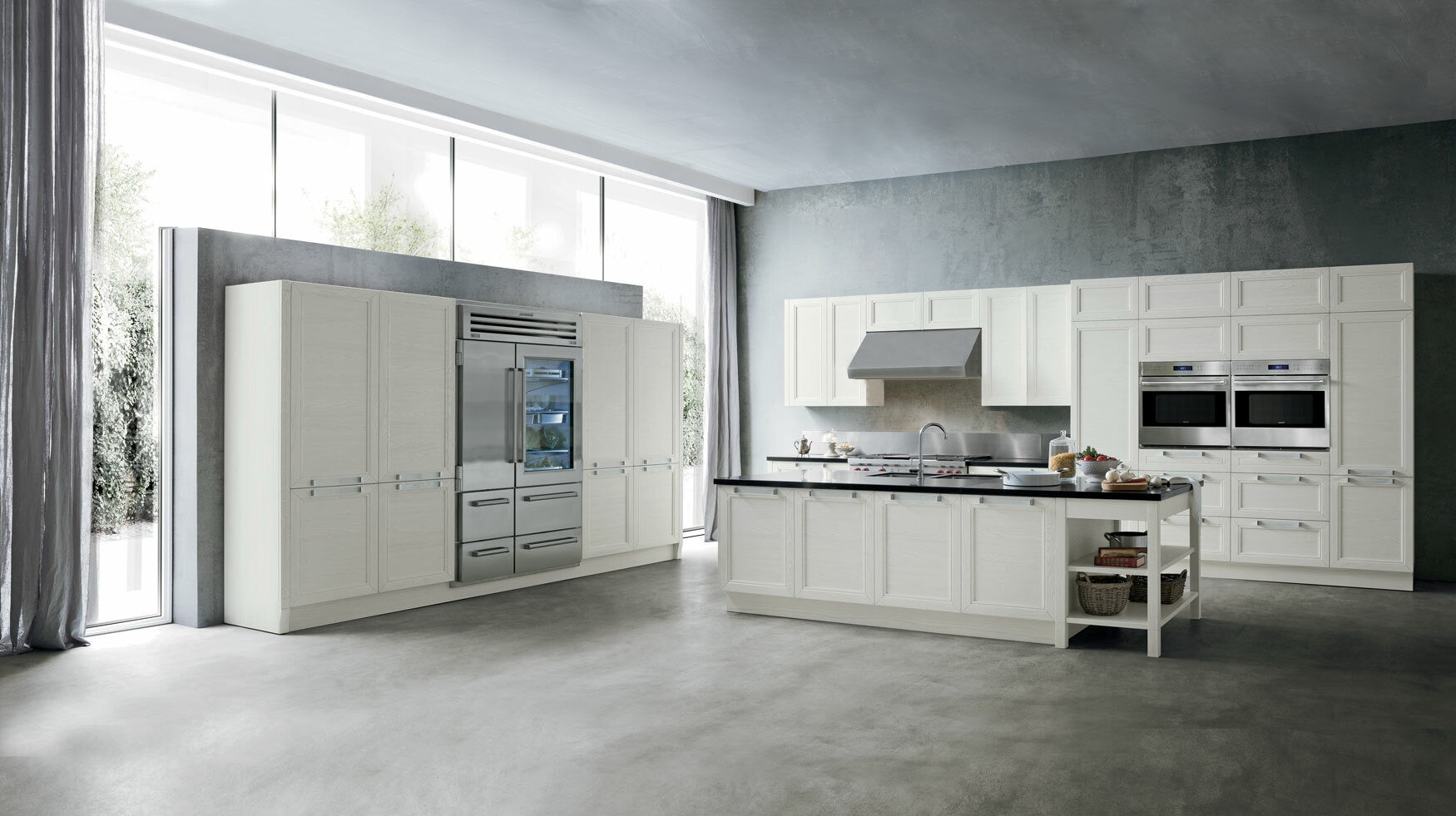 Sub-Zero PRO Refrigerator/Freezer with Glass Door ICBPRO4850G