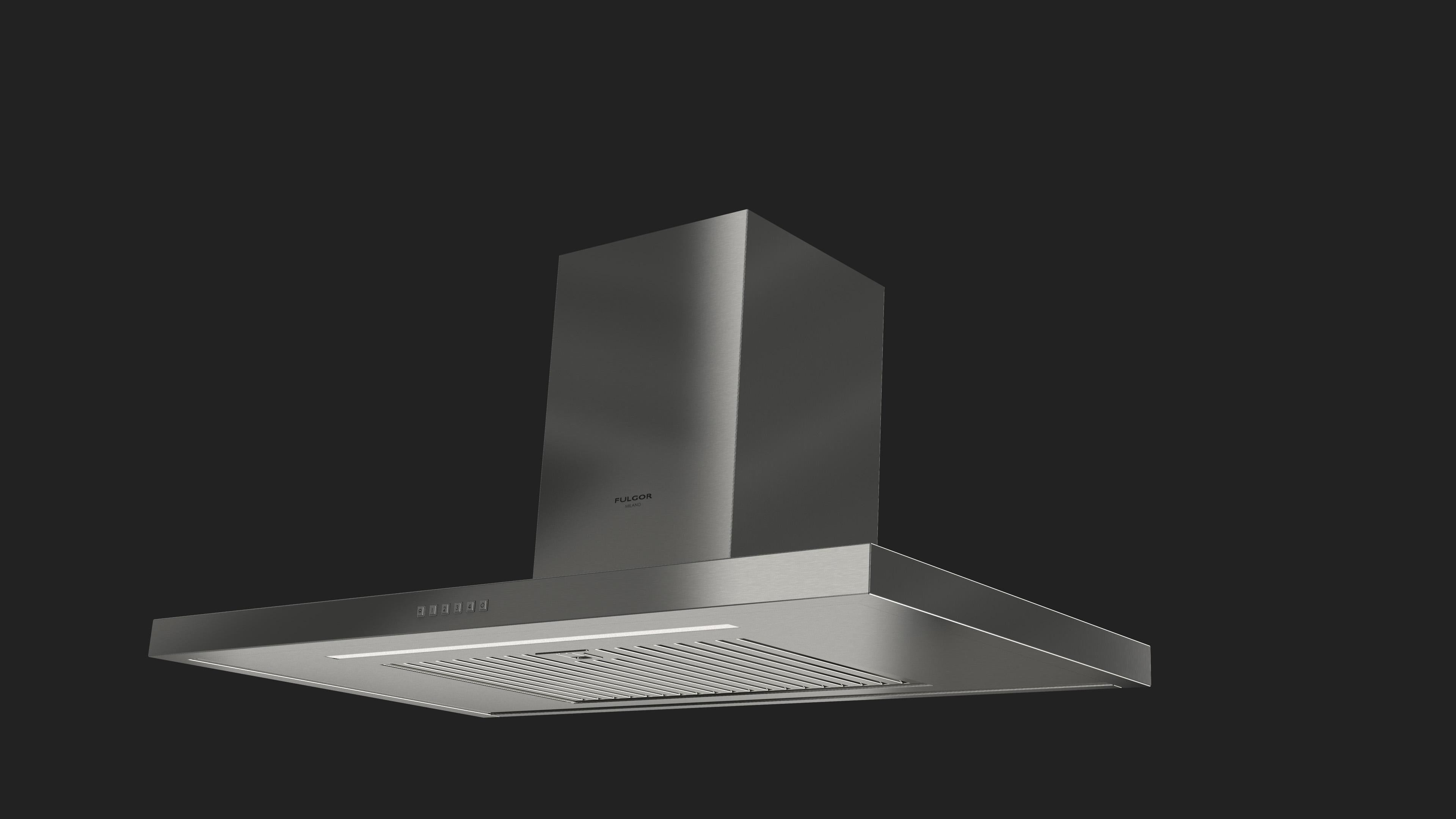 Fulgor Milano Reverse T 90 Wall Hood - FTHD 900 TC X
