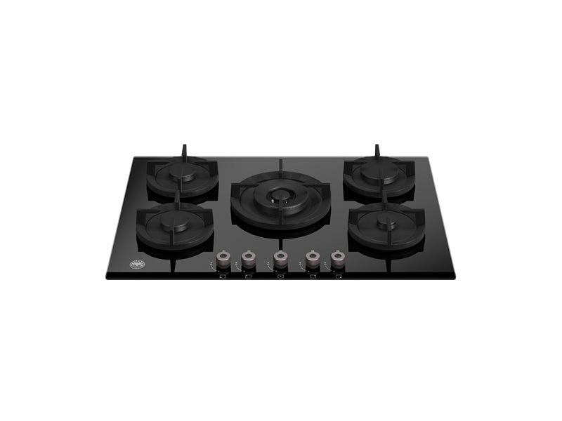 Bertazzoni 75 cm gas on glass hob with central wok Professional Series - P755CPROGNE
