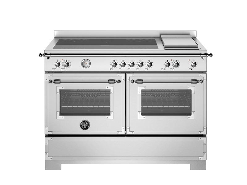 Bertazzoni 120 cm 6-burner+griddle, electric double oven Heritage Series