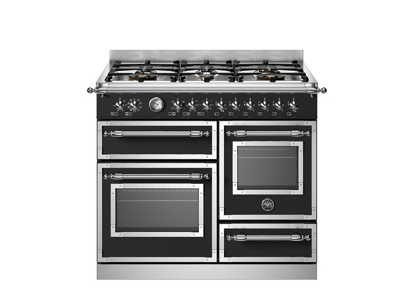 Bertazzoni 100cm Heritage Series 6 Burner Electric Triple Oven