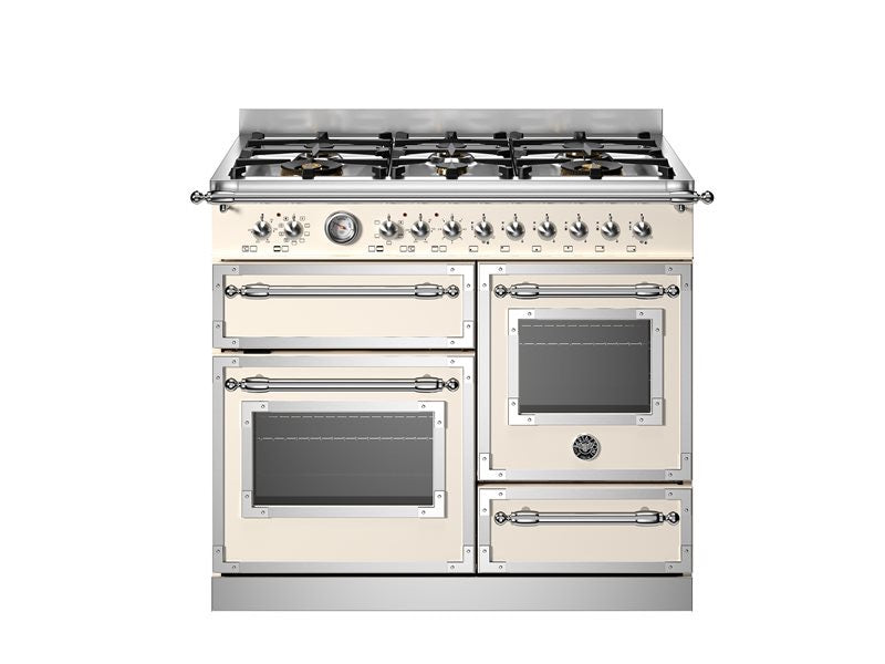 Bertazzoni 100cm Heritage Series 6 Burner Electric Triple Oven