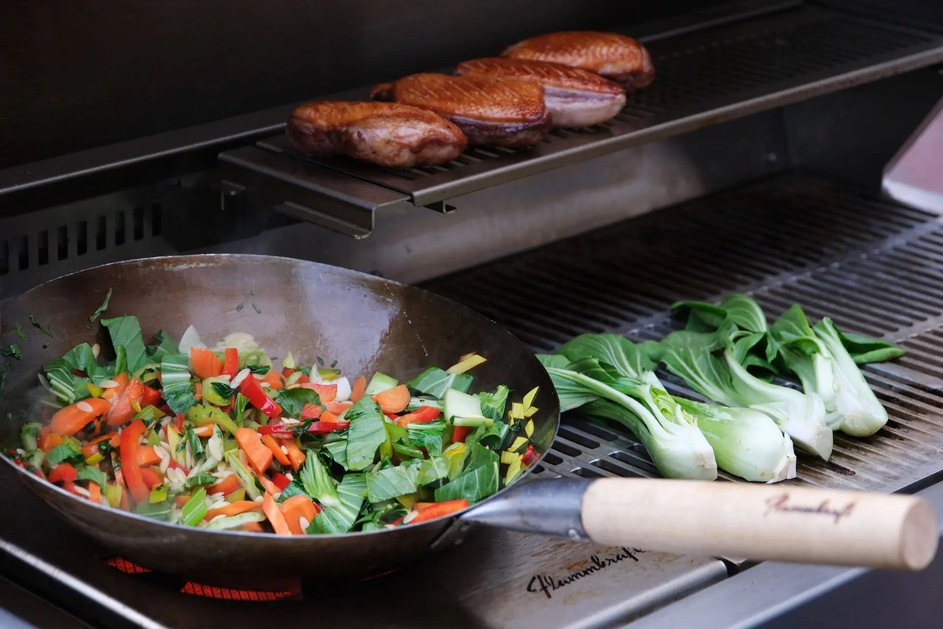 Flammkraft BLOCK Ds built in barbecue