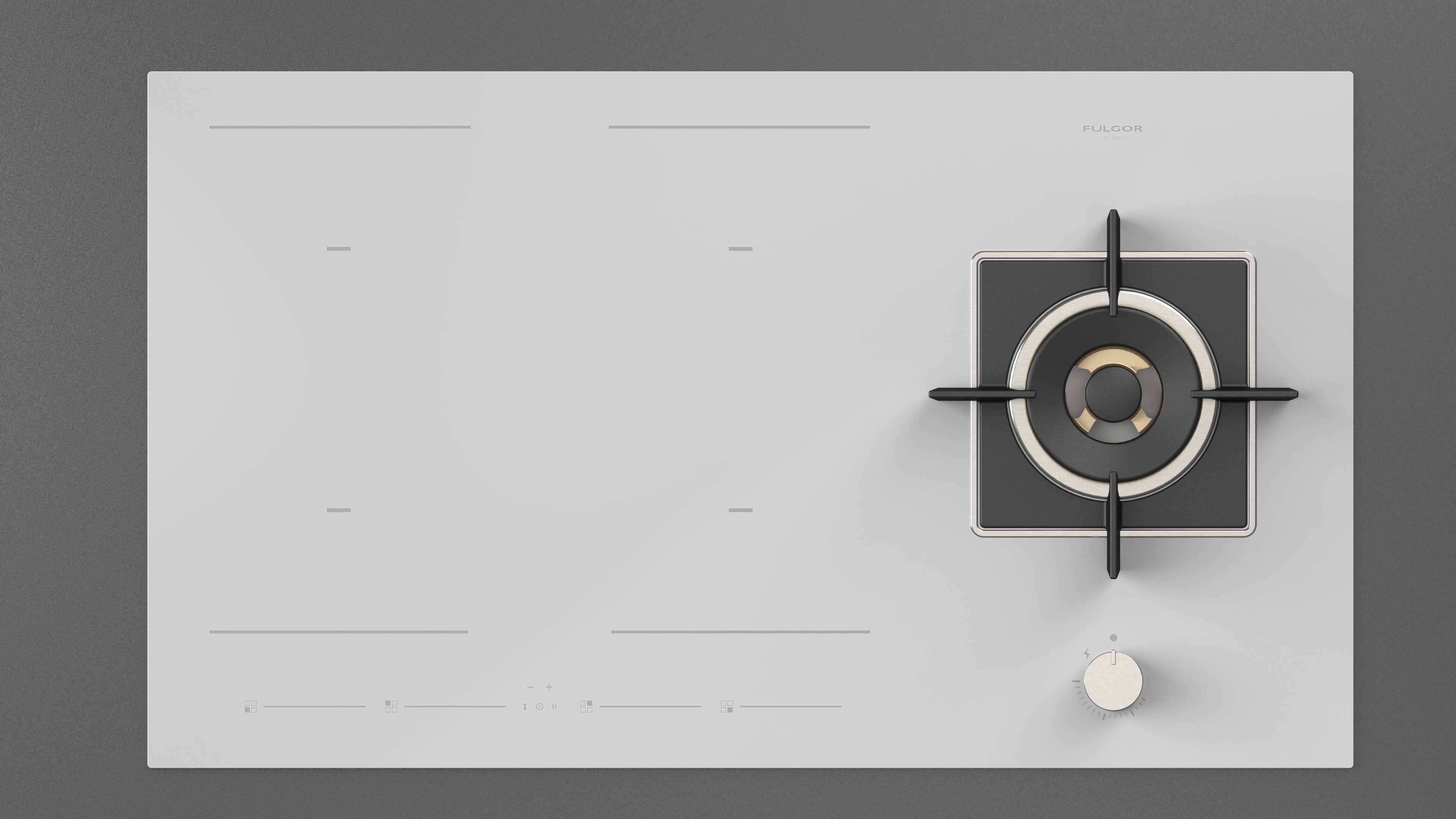 Fulgor Milano 90cm Hybrid Hob - FCHH 905 ID TS G DWK WH